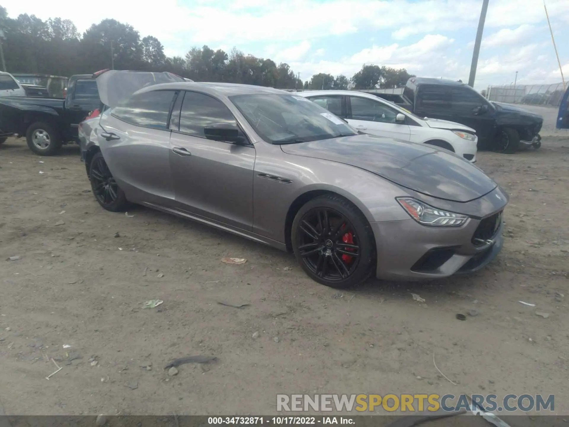 1 fotografías del automóvil dañado ZAM57XSA5M1365625 MASERATI GHIBLI 2021