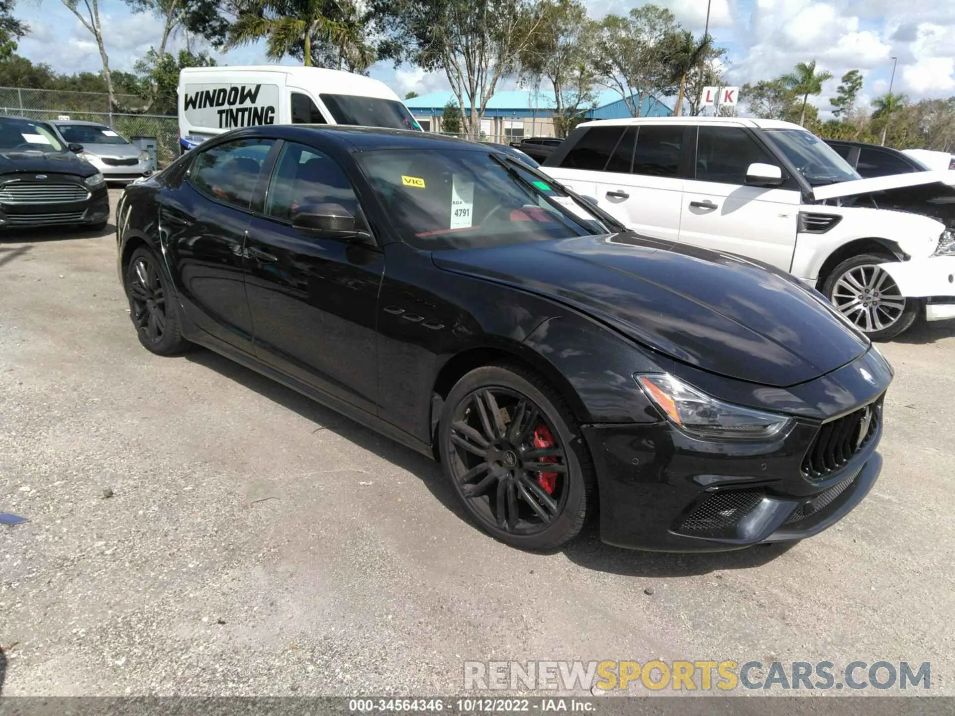 1 fotografías del automóvil dañado ZAM57YSM0N1385640 MASERATI GHIBLI 2022
