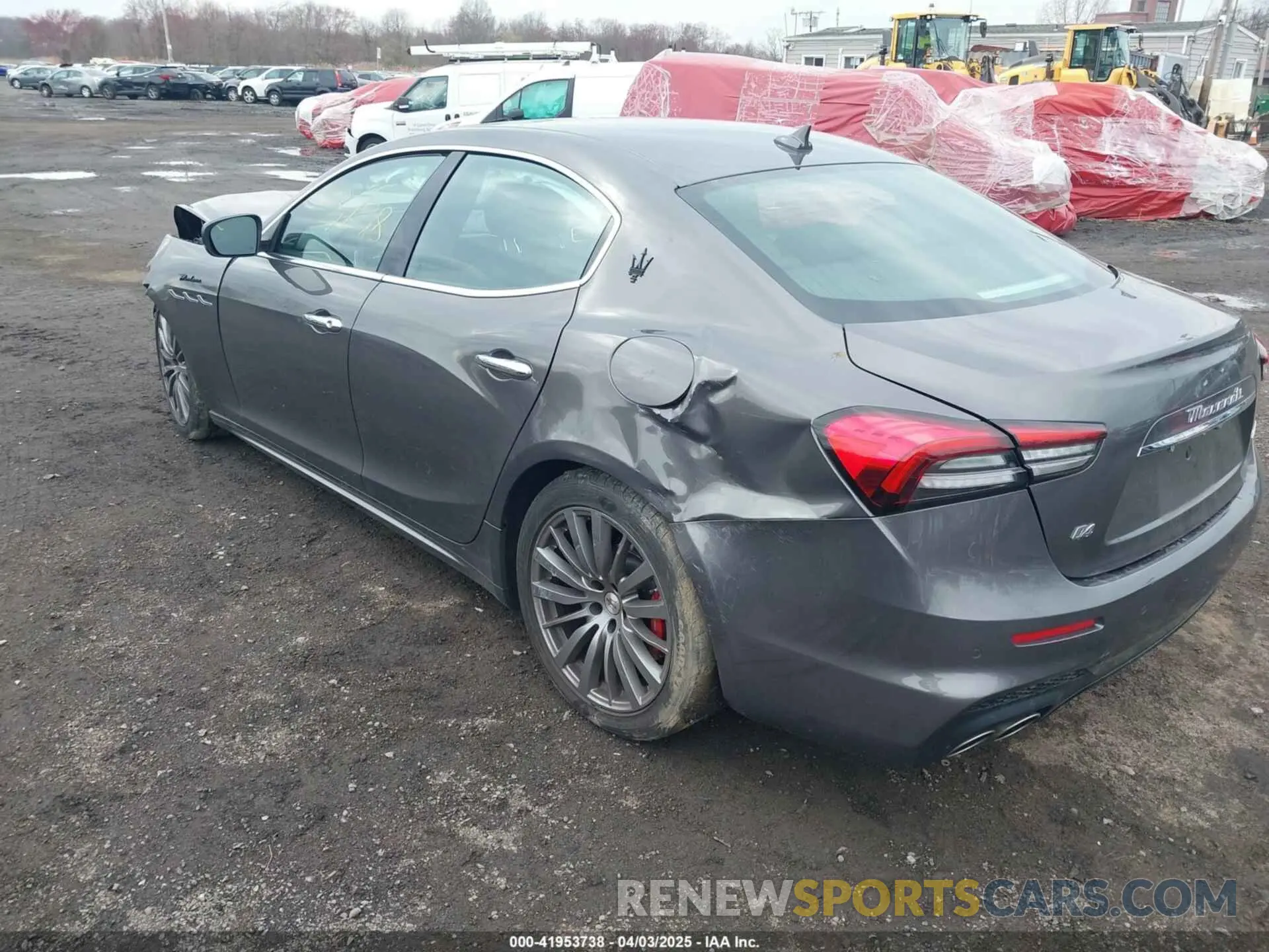 12 fotografías del automóvil dañado ZAM57YTM6PX414041 MASERATI GHIBLI 2023