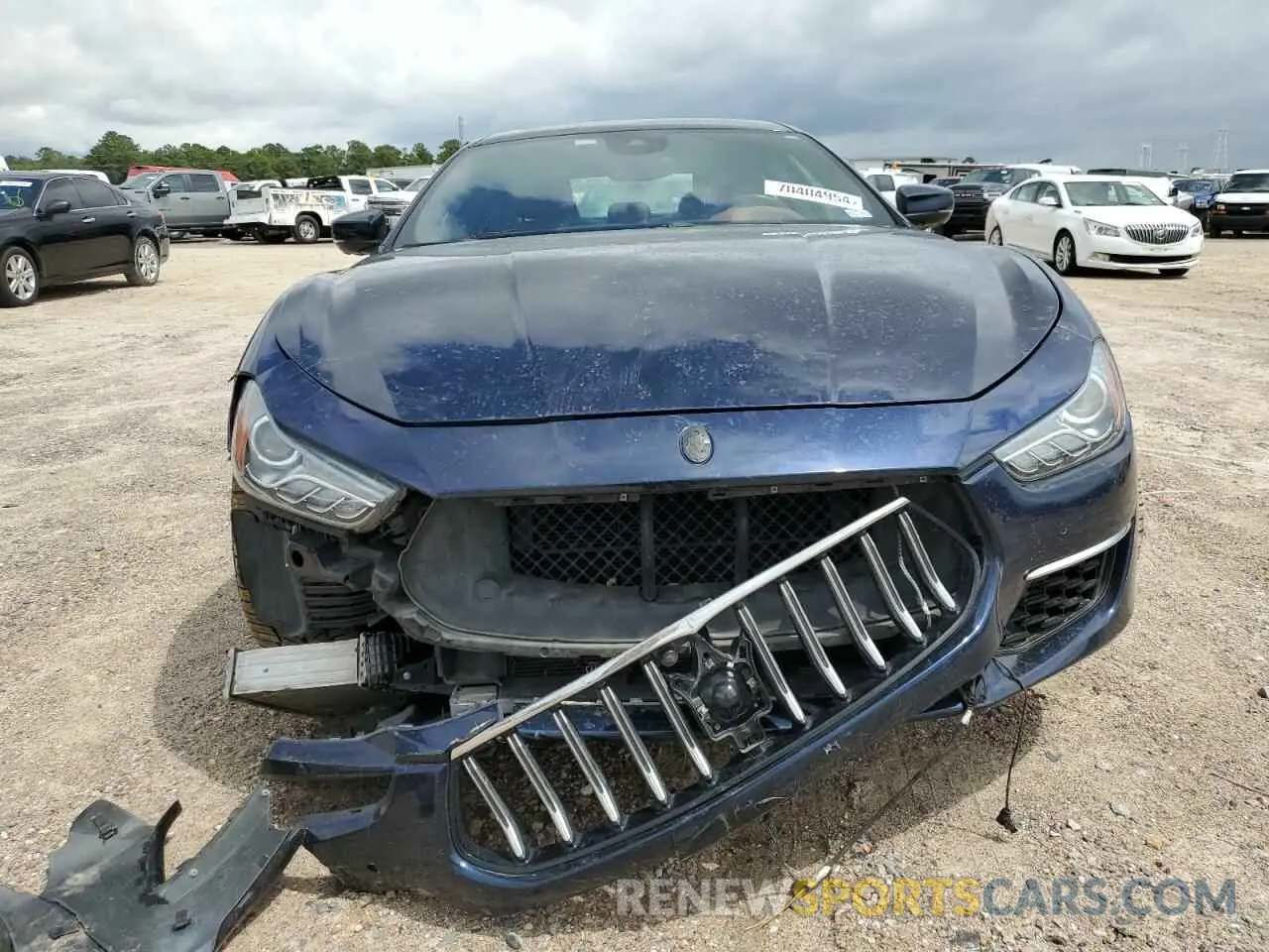 5 fotografías del automóvil dañado ZAM57XSA9NX391448 MASERATI GHIBLI BAS 2022