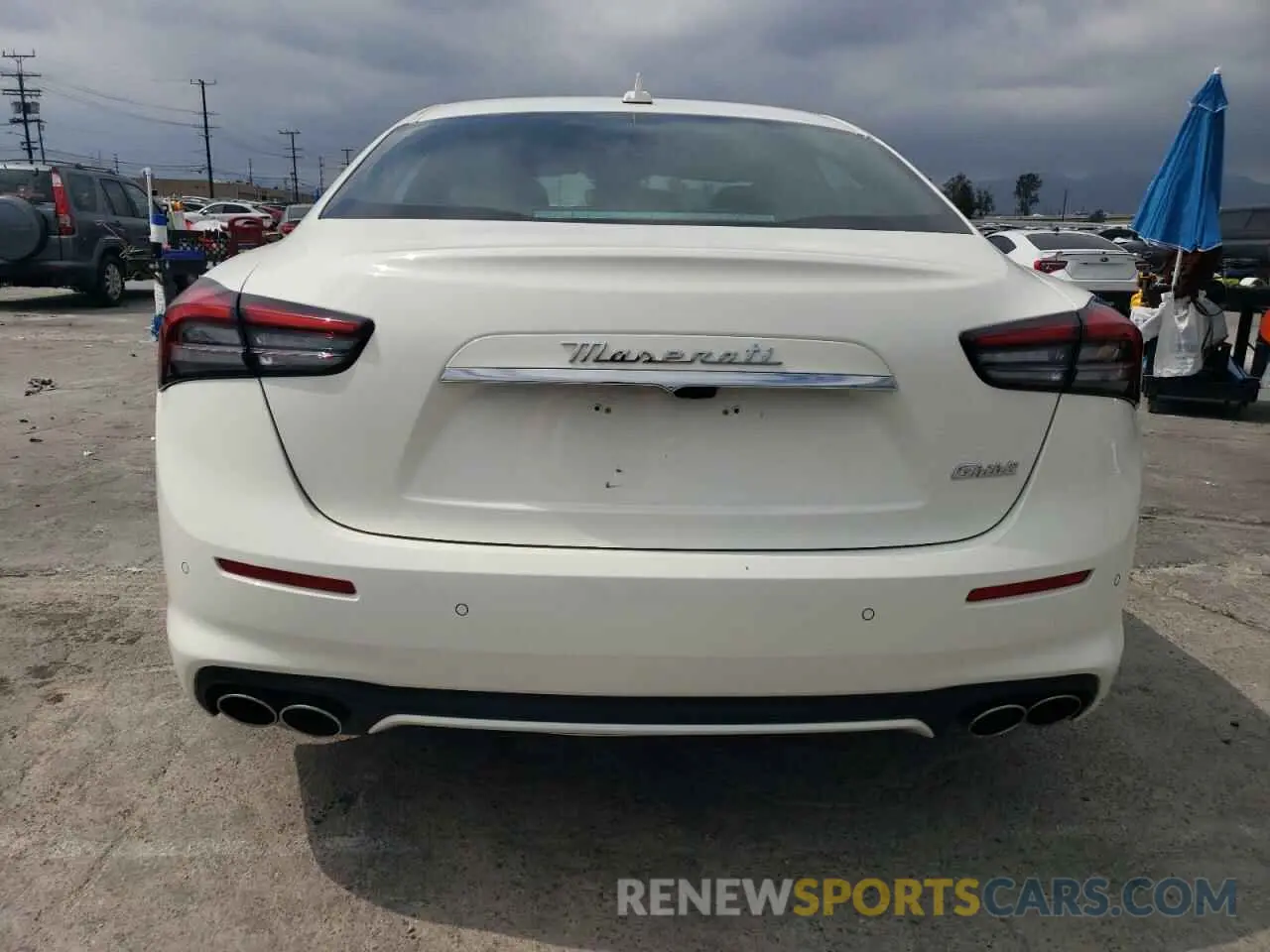 6 fotografías del automóvil dañado ZAM57XSAXN1390716 MASERATI GHIBLI BAS 2022