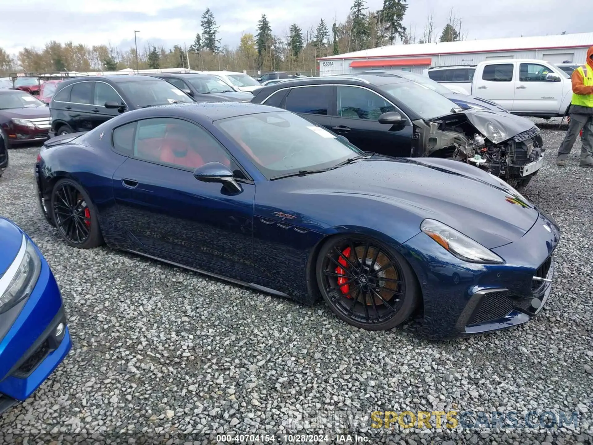 13 fotografías del automóvil dañado ZAMBMVDB1RX444834 MASERATI GRANTURISMO 2024