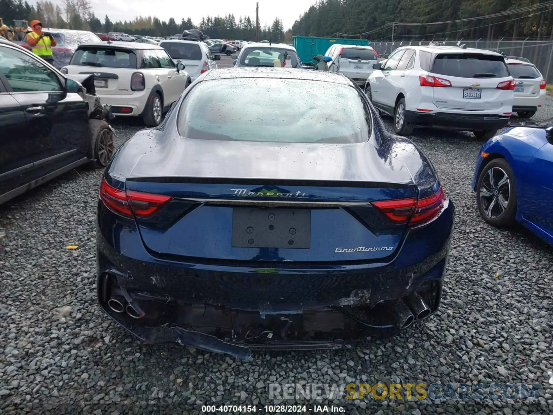 16 fotografías del automóvil dañado ZAMBMVDB1RX444834 MASERATI GRANTURISMO 2024