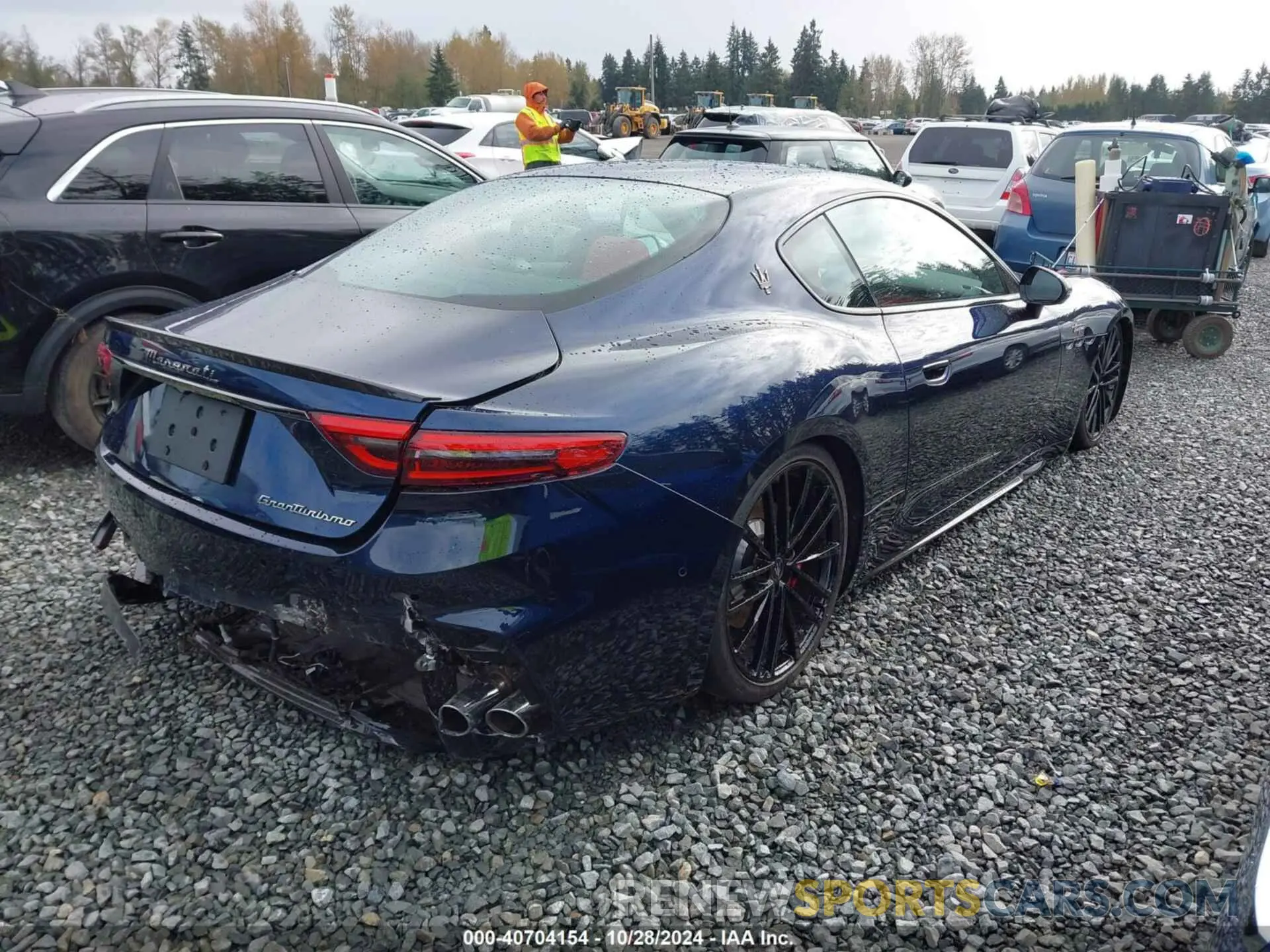 4 fotografías del automóvil dañado ZAMBMVDB1RX444834 MASERATI GRANTURISMO 2024