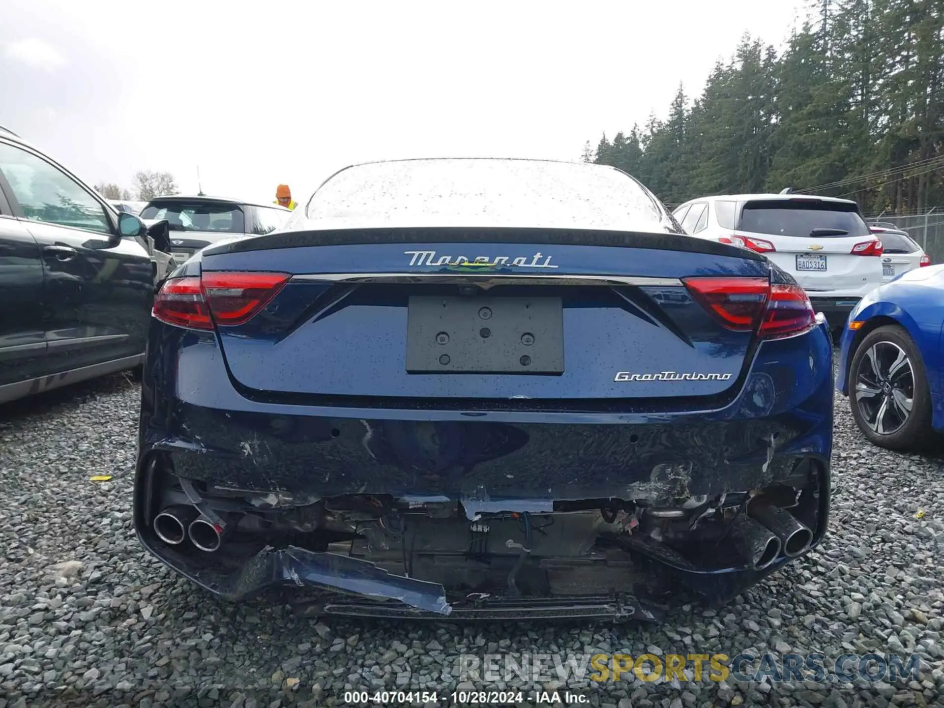 6 fotografías del automóvil dañado ZAMBMVDB1RX444834 MASERATI GRANTURISMO 2024