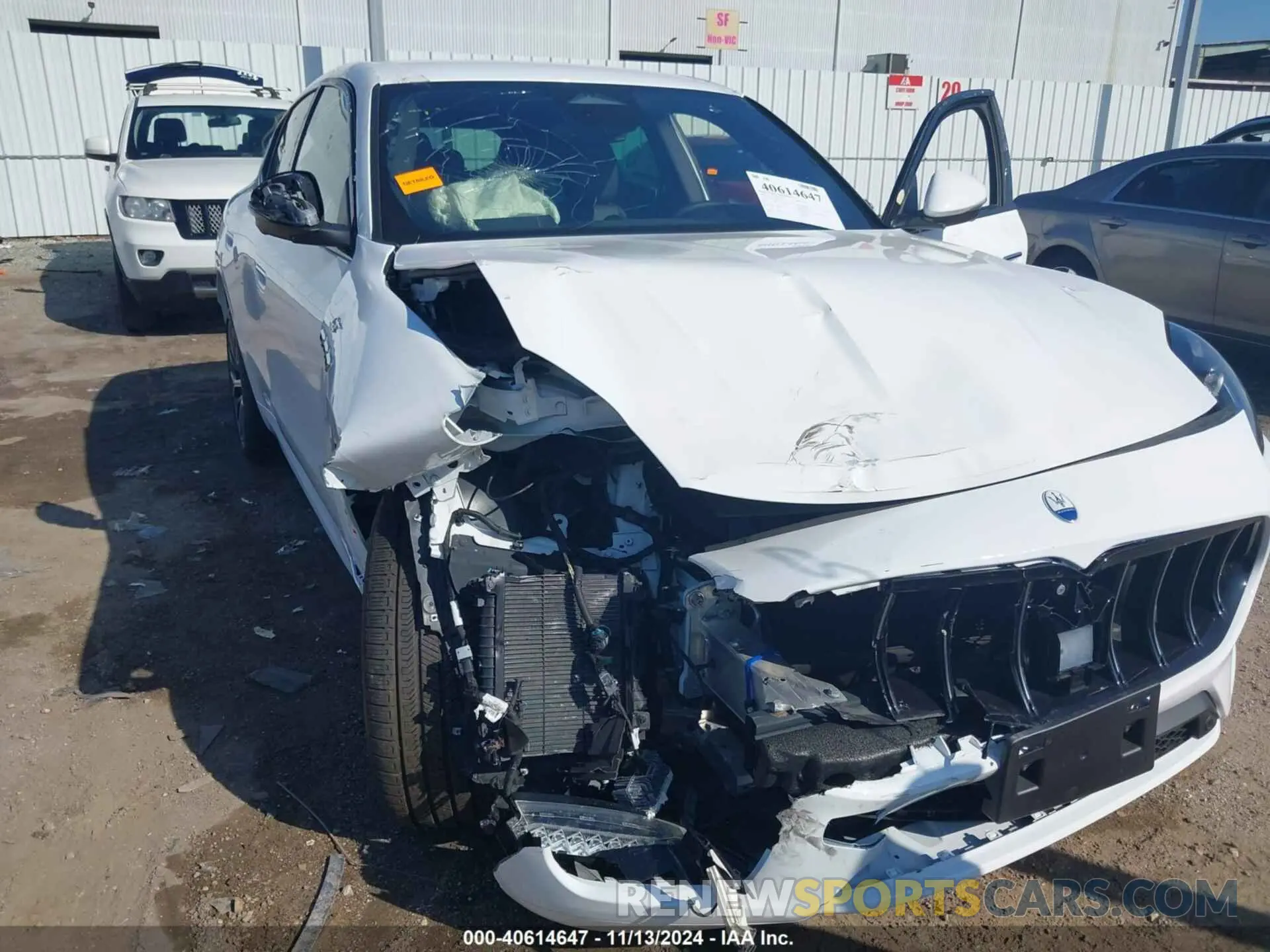 6 fotografías del automóvil dañado ZN682AVA0P7439641 MASERATI GRECALE 2023