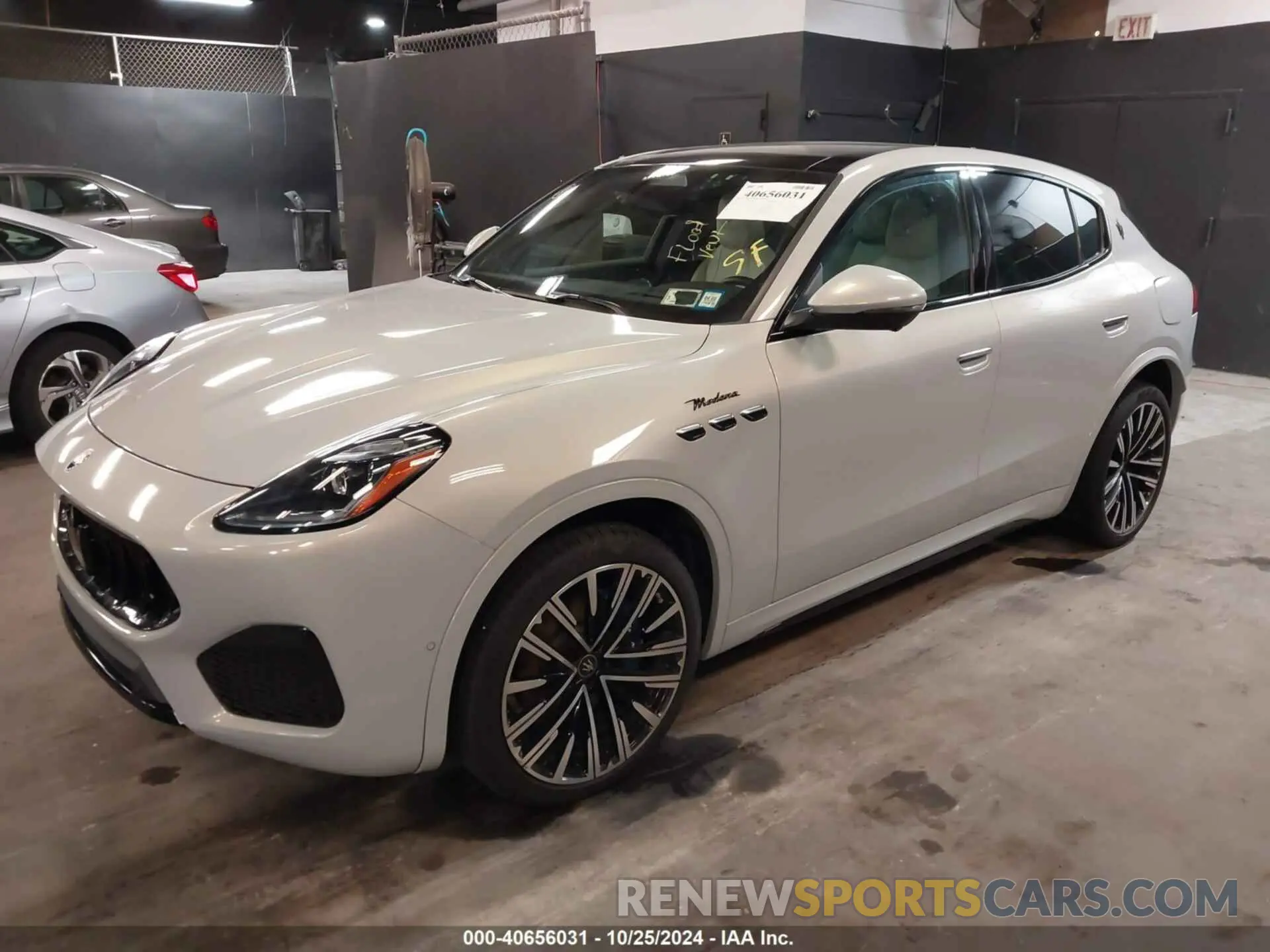 2 fotografías del automóvil dañado ZN682AVM7P7407683 MASERATI GRECALE 2023