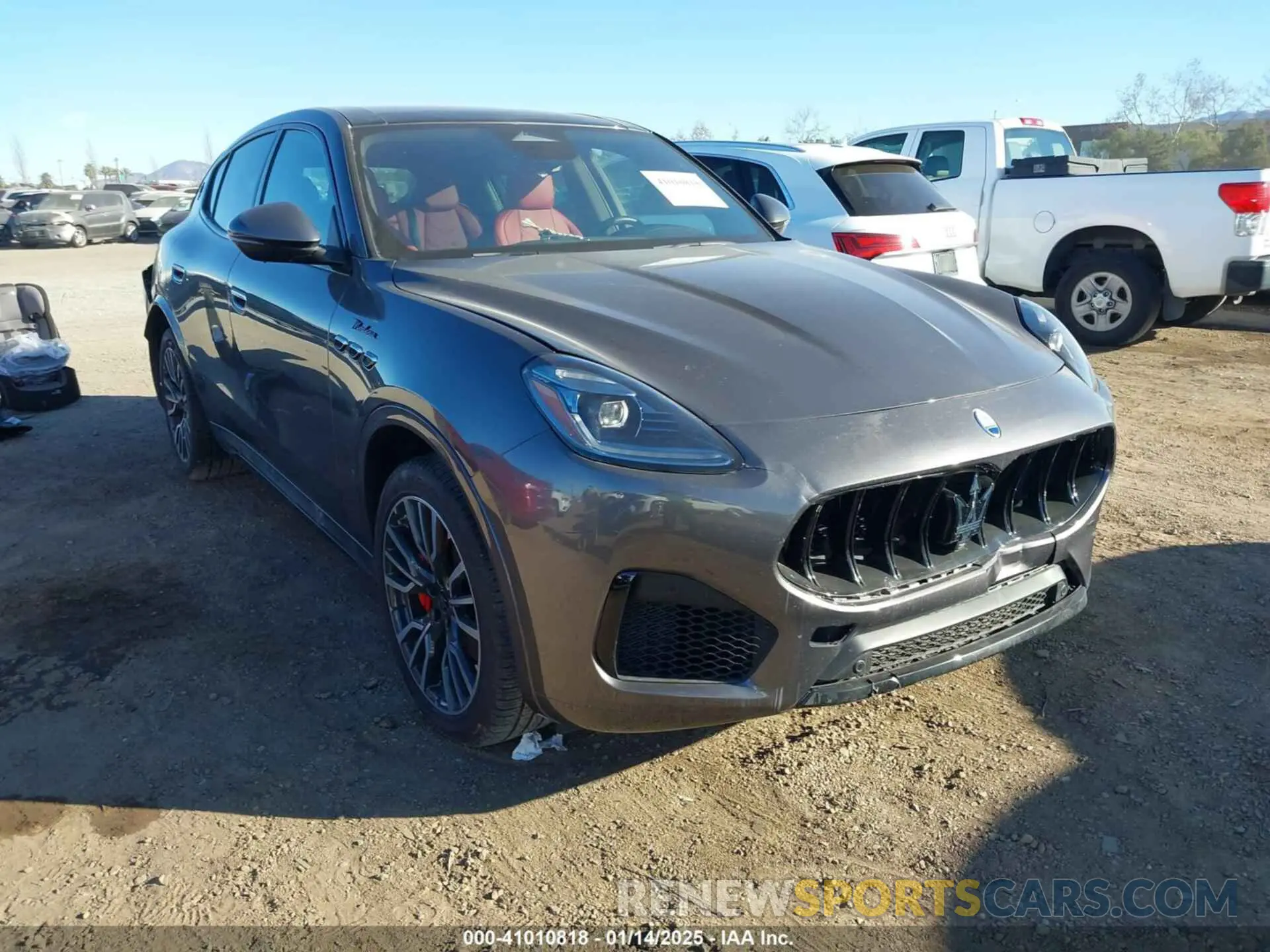 1 fotografías del automóvil dañado ZN682AVMXP7427250 MASERATI GRECALE 2023