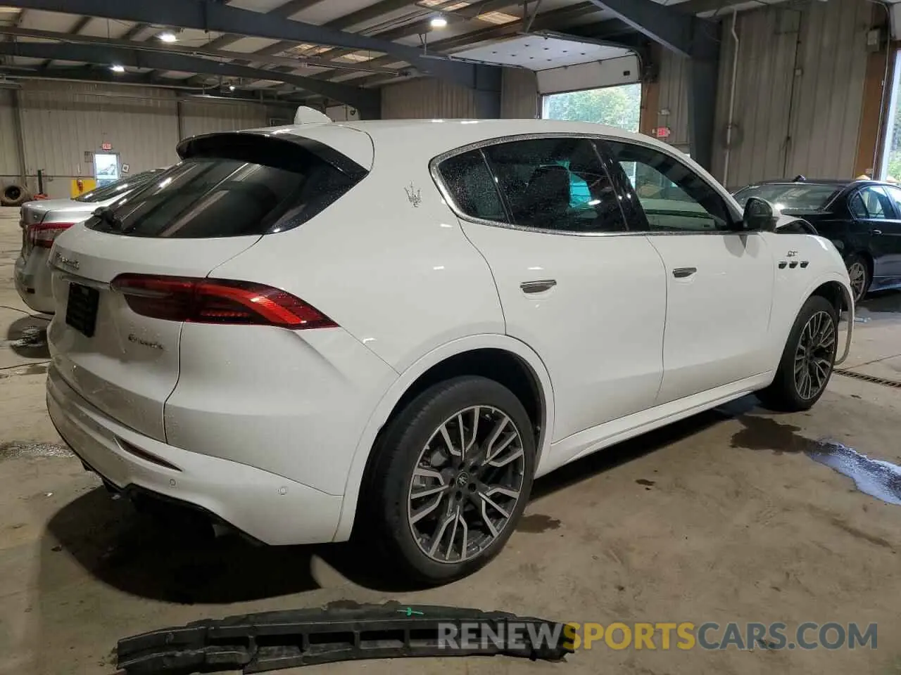 3 fotografías del automóvil dañado ZN682AVA9P7416200 MASERATI GRECALE GT 2023
