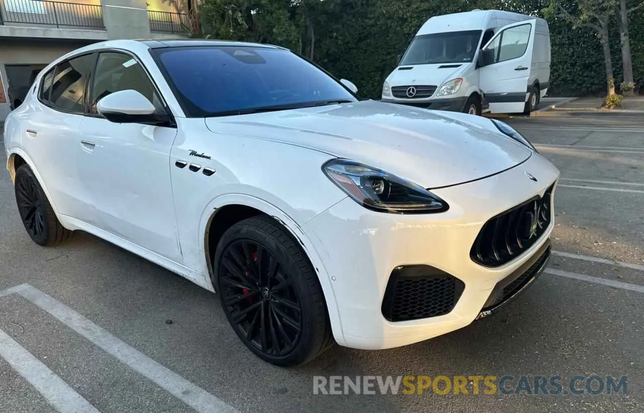 1 fotografías del automóvil dañado ZN682AVM1P7413141 MASERATI GRECALE MO 2023