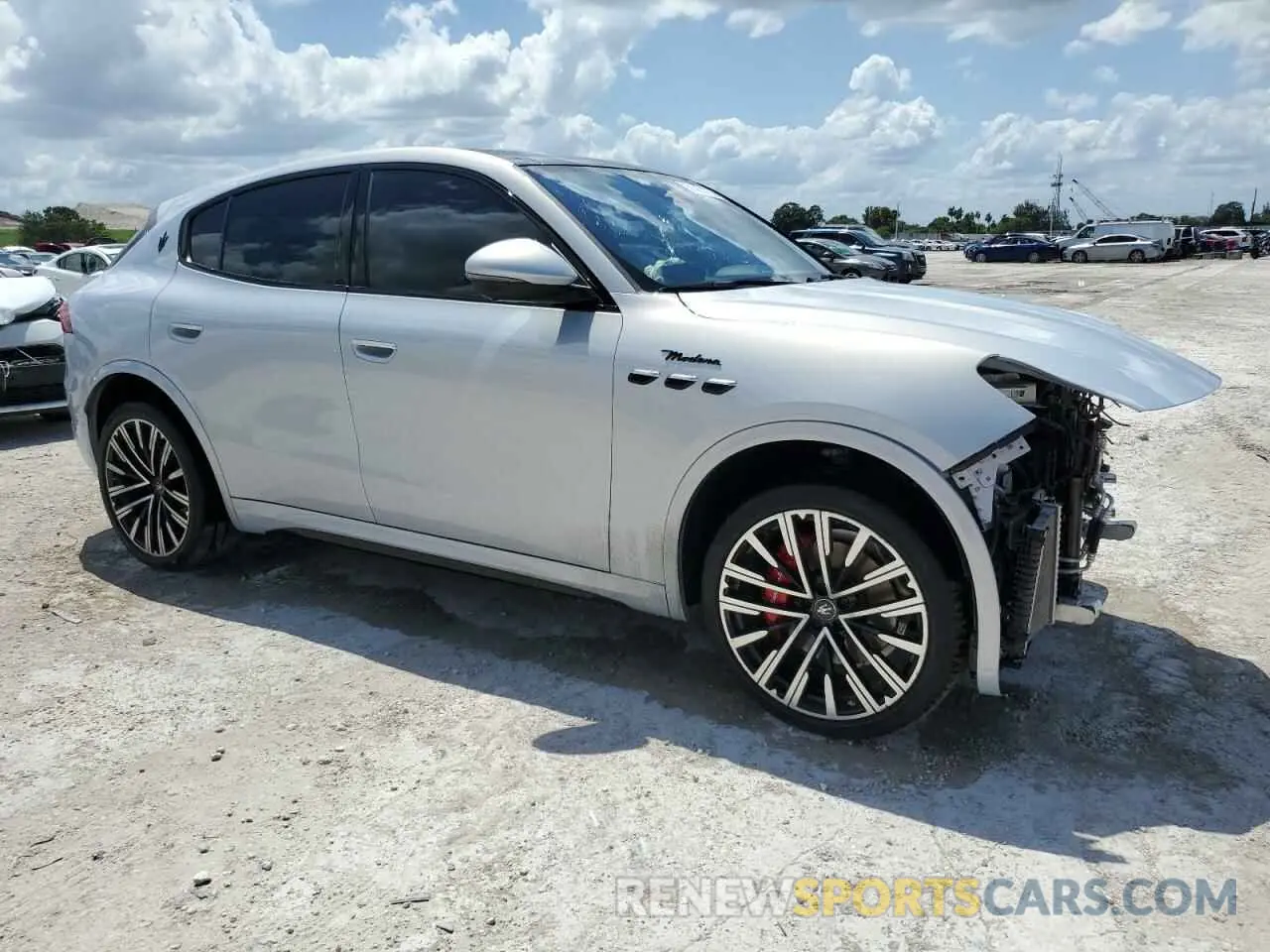 4 fotografías del automóvil dañado ZN682AVM3P7407857 MASERATI GRECALE MO 2023