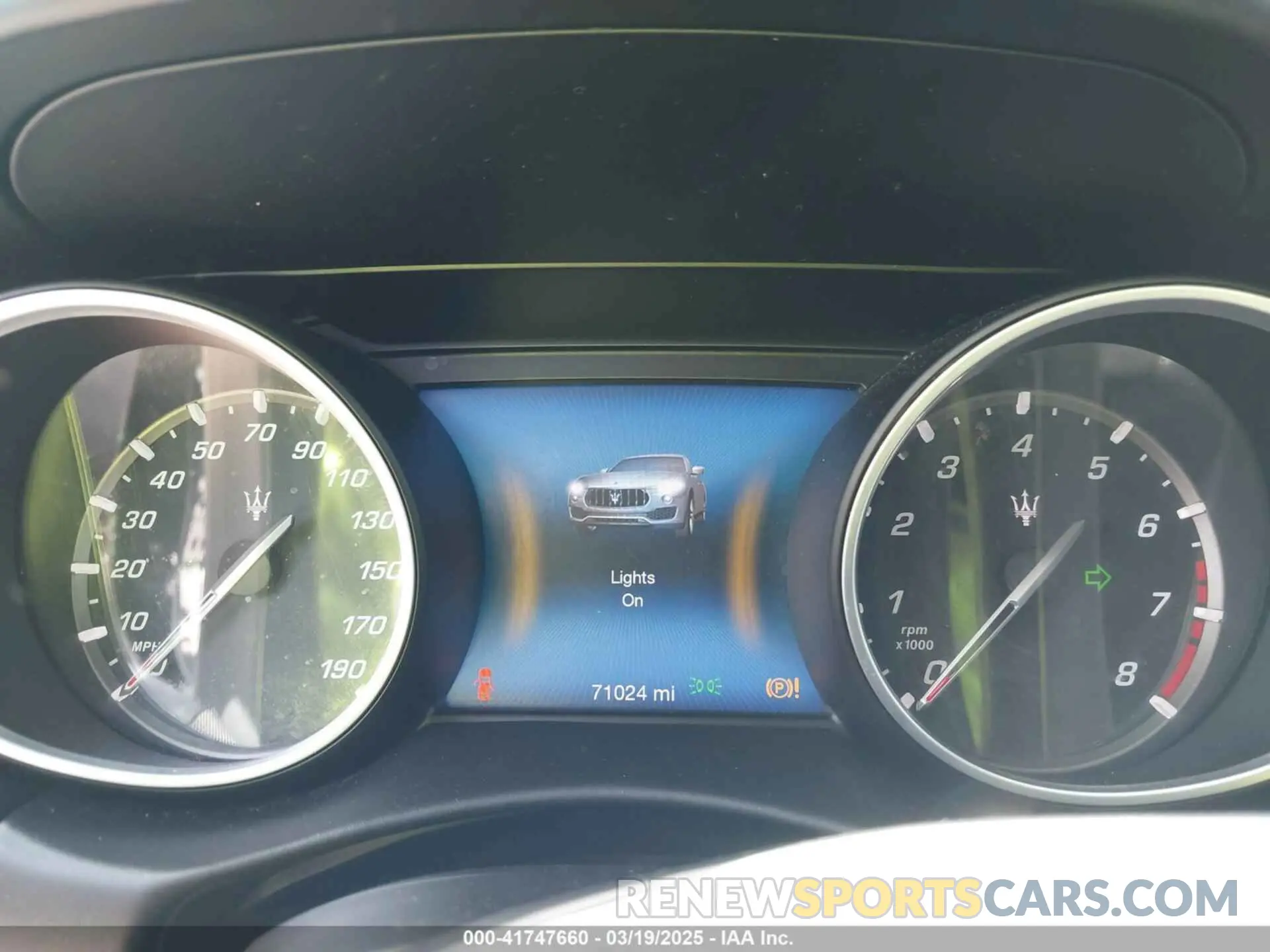 7 fotografías del automóvil dañado ZN661XUAXKX323919 MASERATI LEVANTE 2019