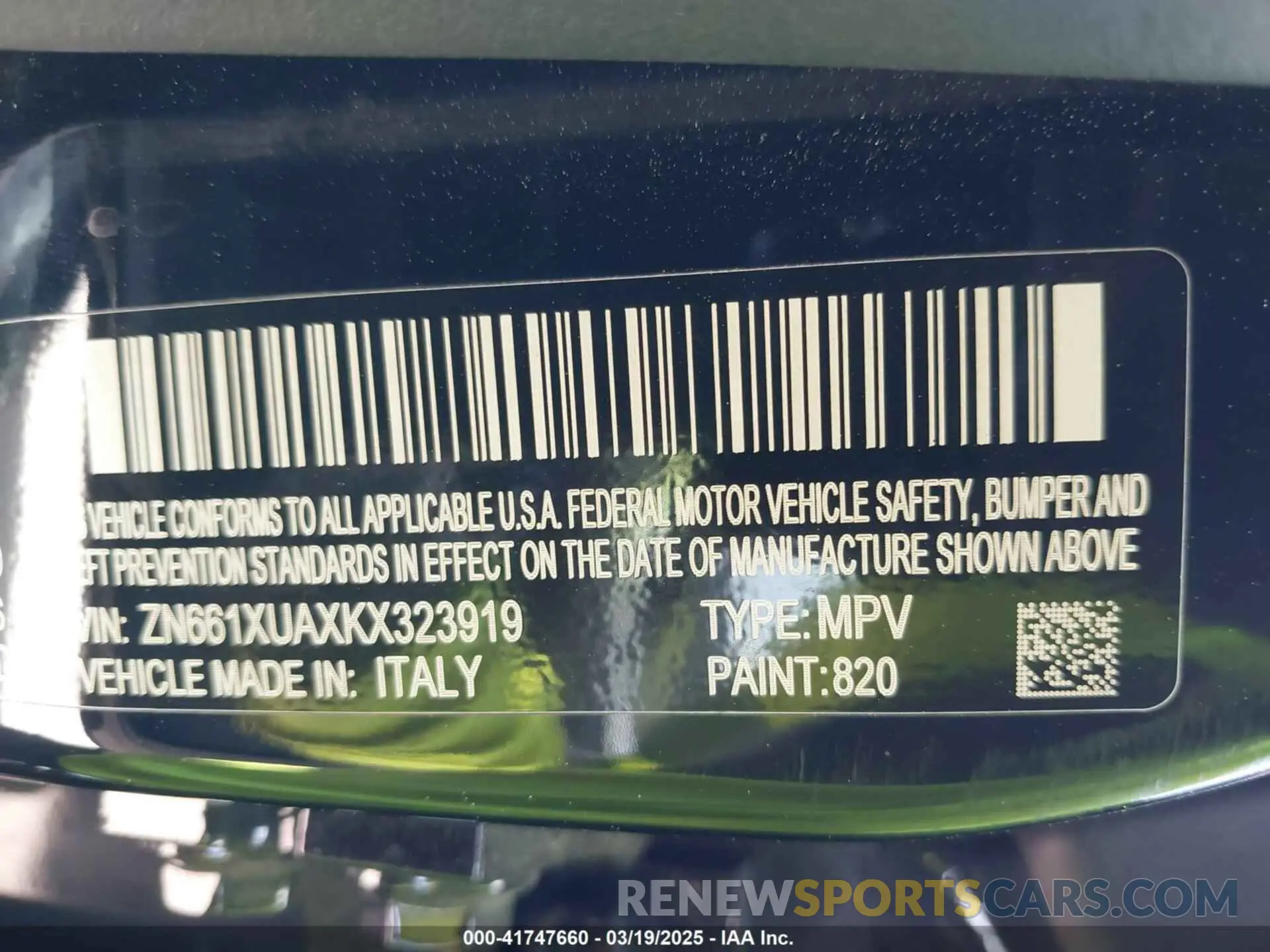9 fotografías del automóvil dañado ZN661XUAXKX323919 MASERATI LEVANTE 2019