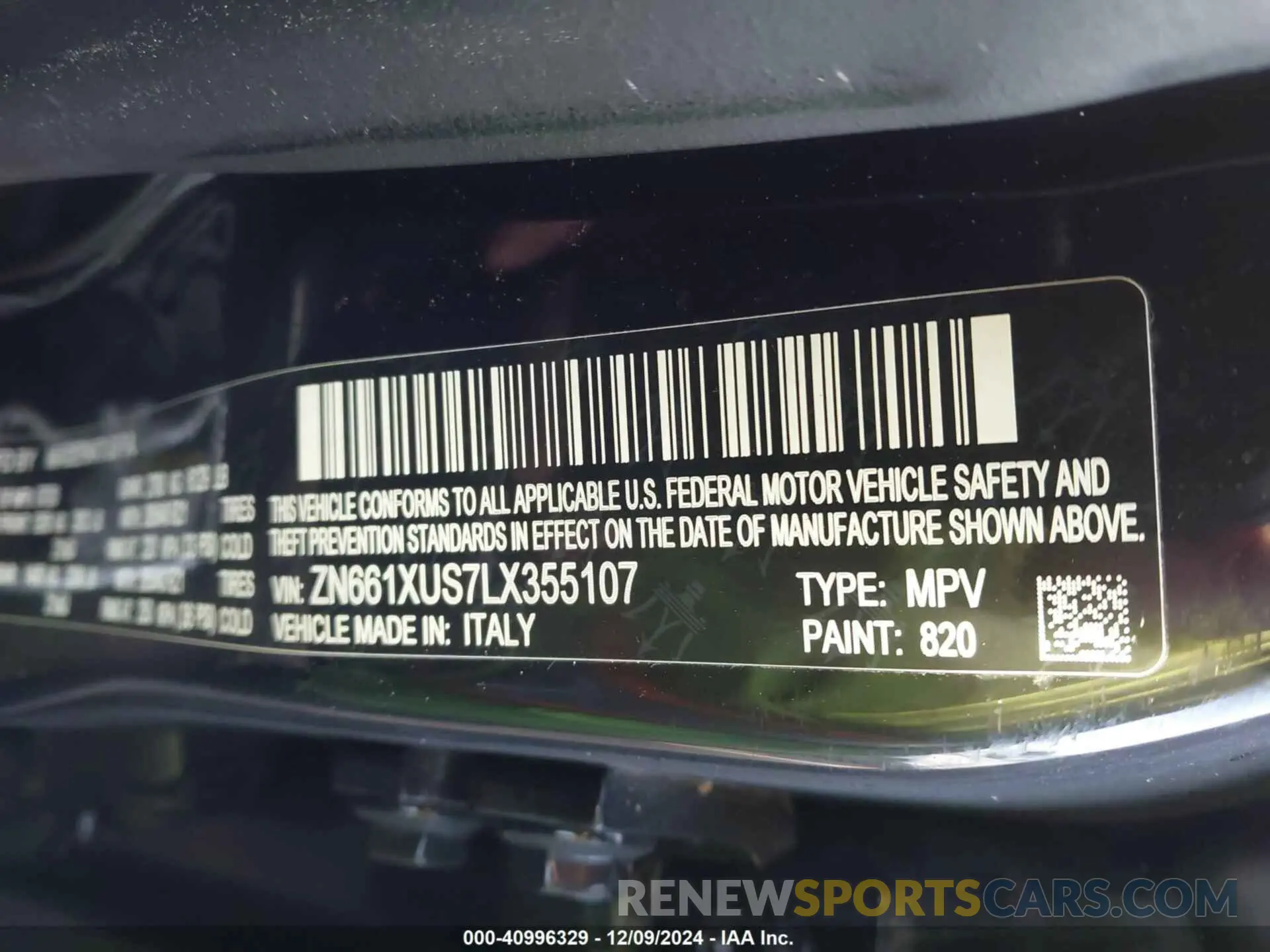 9 fotografías del automóvil dañado ZN661XUS7LX355107 MASERATI LEVANTE 2020