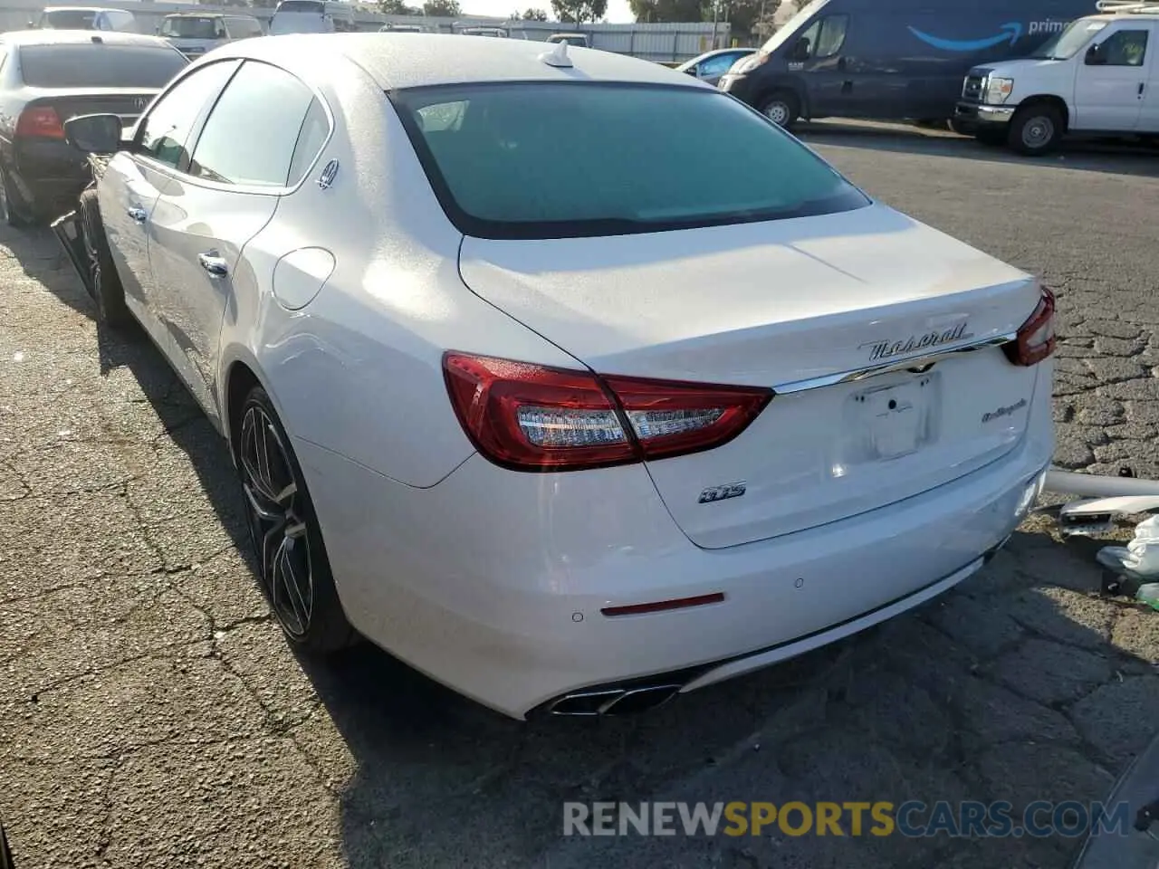 3 fotografías del automóvil dañado ZAM56PPL4K1333047 MASERATI QUATTROPOR 2019