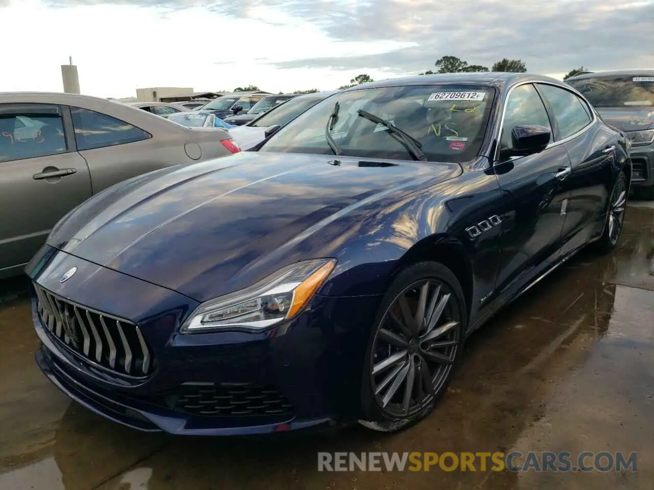 2 fotografías del automóvil dañado ZAM56YPL5K1328221 MASERATI QUATTROPOR 2019