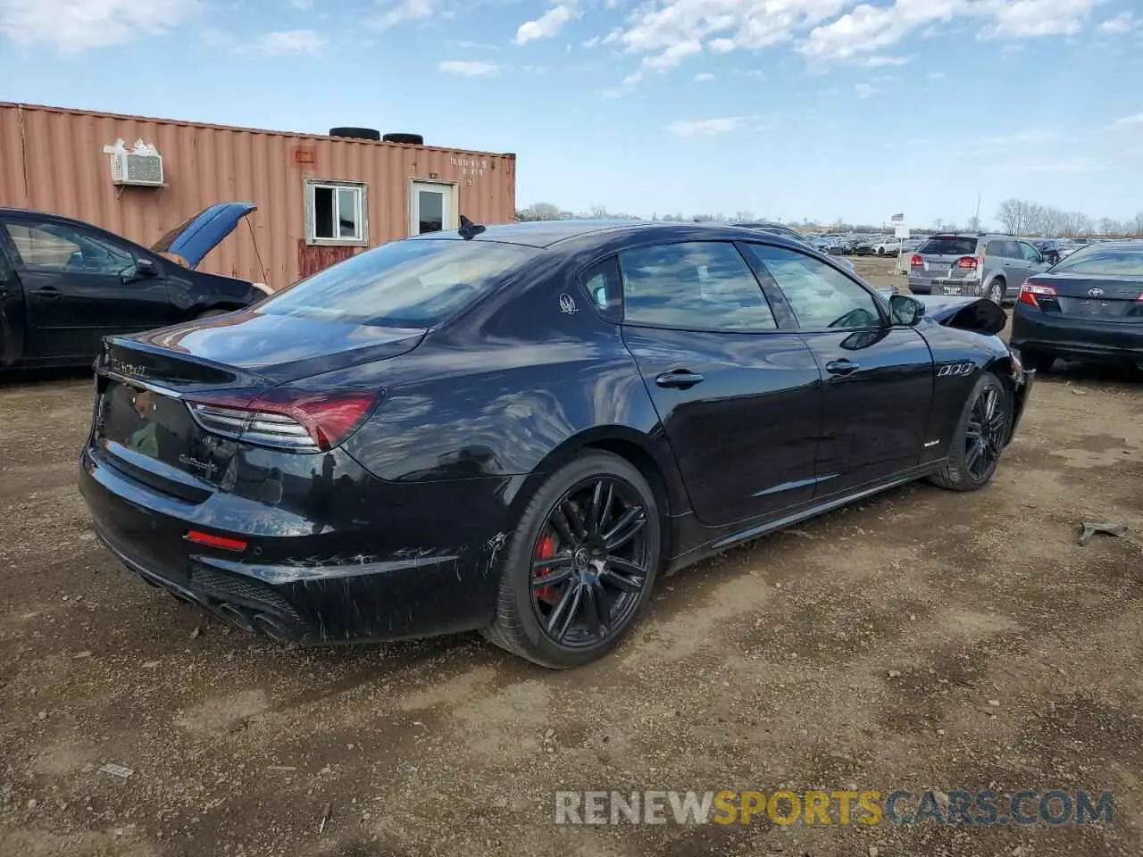 3 fotografías del automóvil dañado ZAM56YRS6M1370002 MASERATI QUATTROPOR 2021