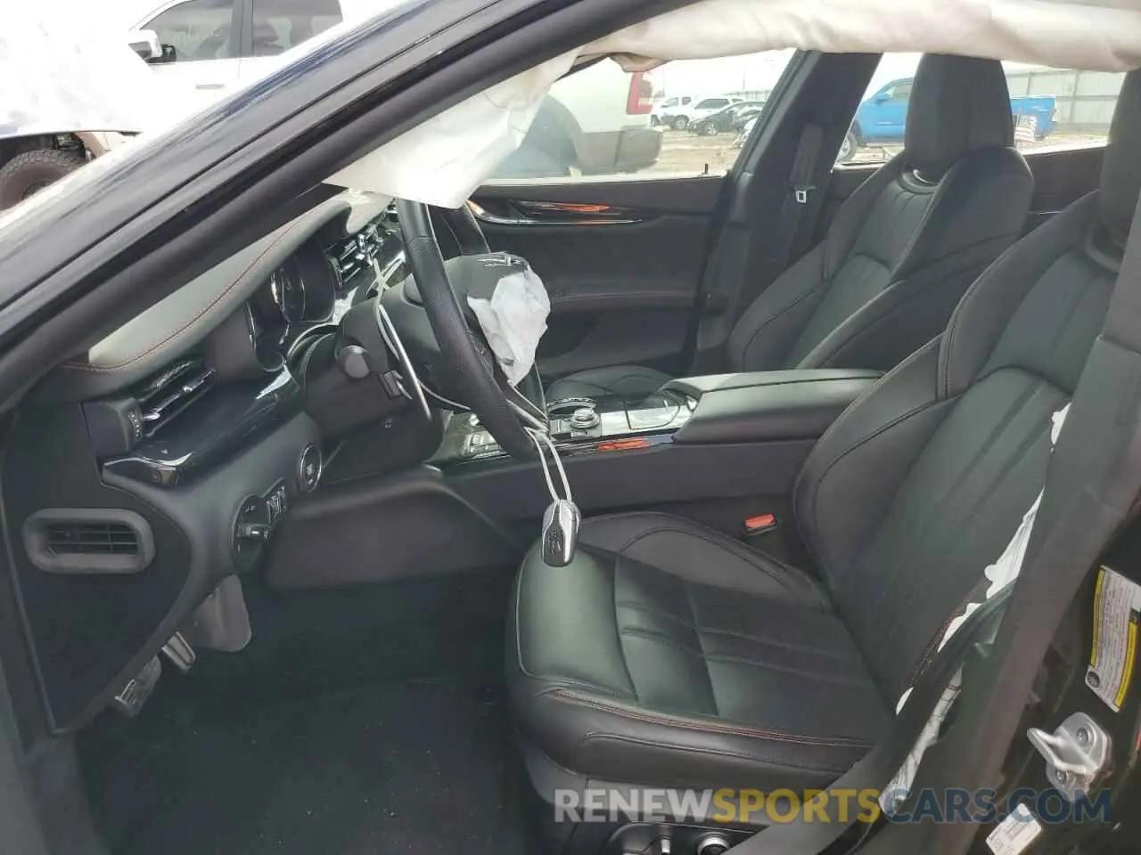 7 fotografías del automóvil dañado ZAM56YRS6M1370002 MASERATI QUATTROPOR 2021