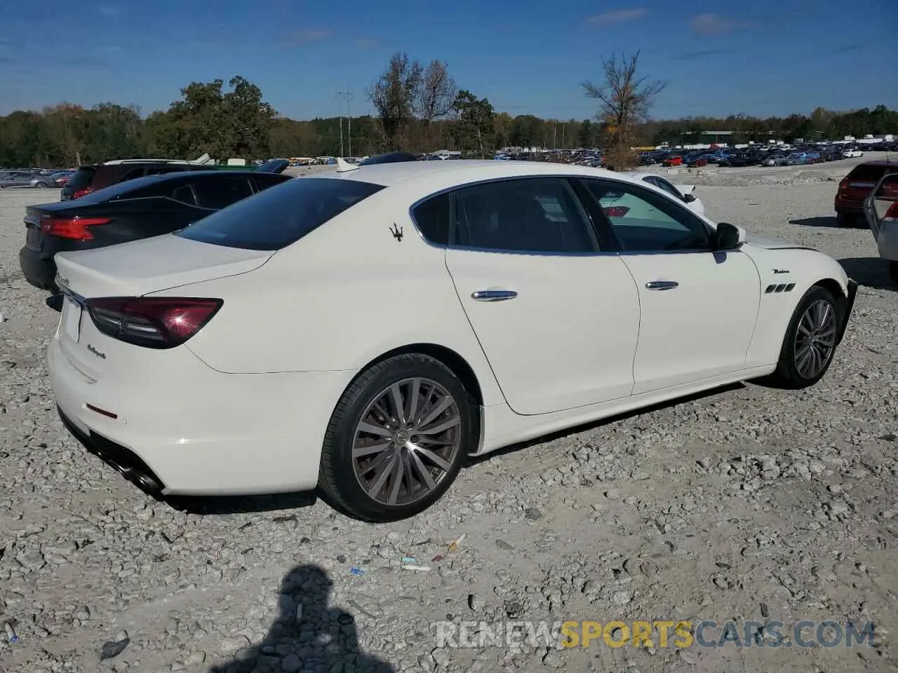 3 fotografías del automóvil dañado ZAM56YPM0N1388419 MASERATI QUATTROPOR 2022
