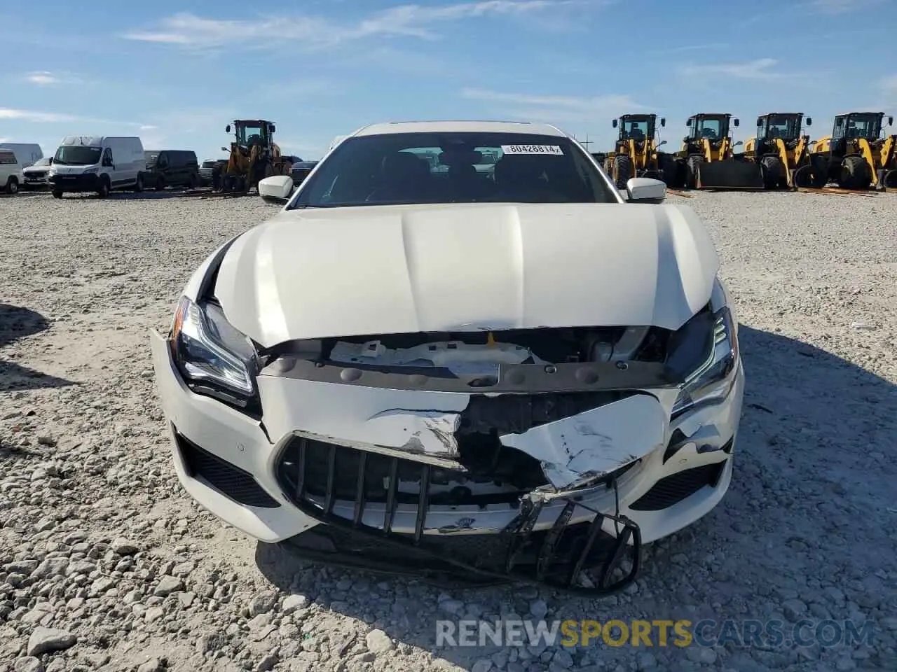 5 fotografías del automóvil dañado ZAM56YPM0N1388419 MASERATI QUATTROPOR 2022