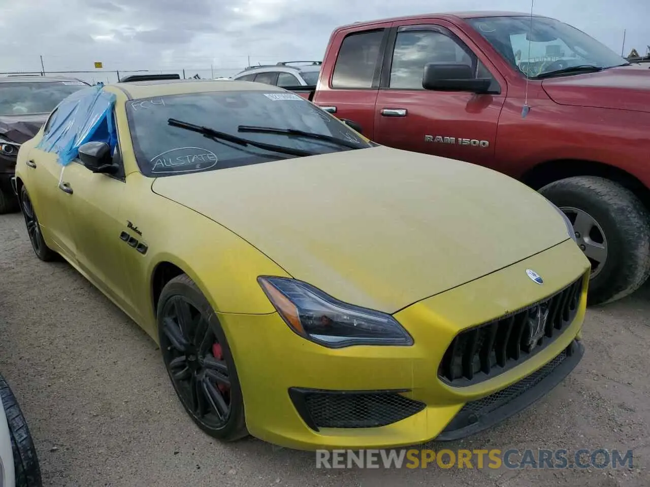 1 fotografías del automóvil dañado ZAM56YPM7N1391060 MASERATI QUATTROPOR 2022