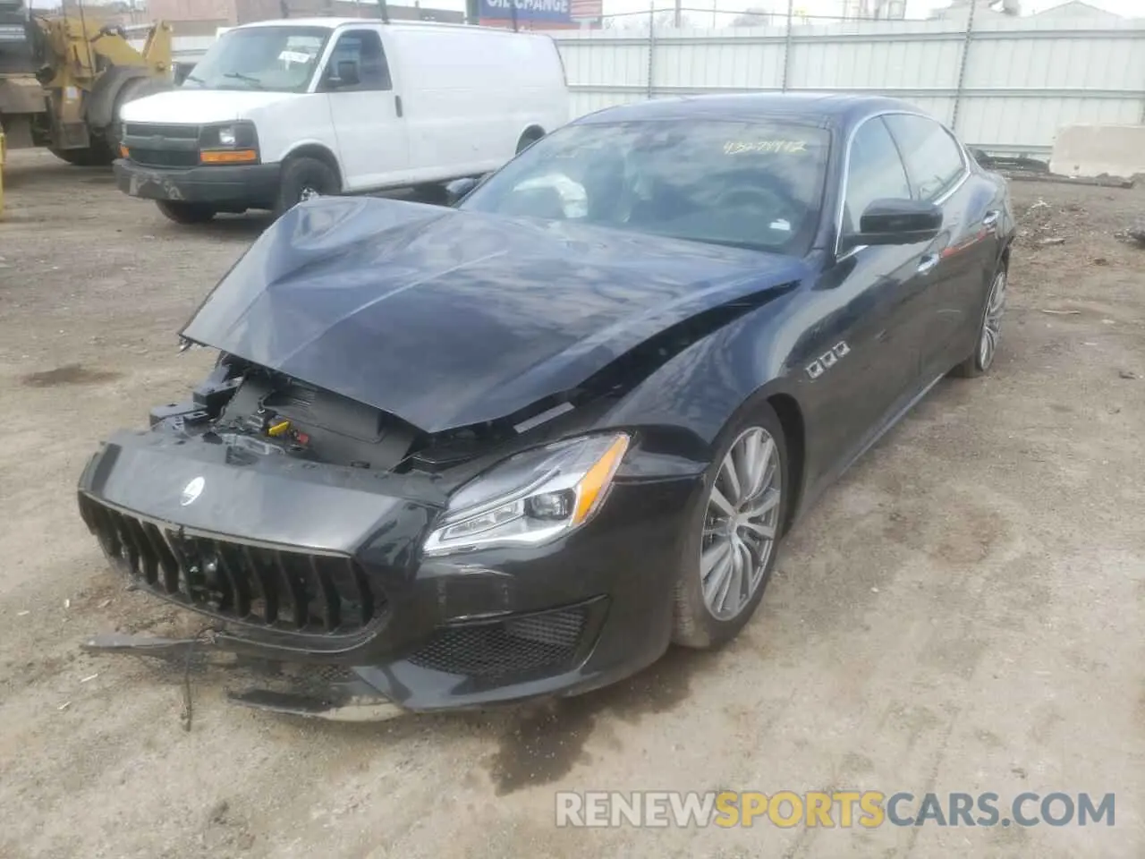 2 fotografías del automóvil dañado ZAM56YRM6N1388390 MASERATI QUATTROPOR 2022
