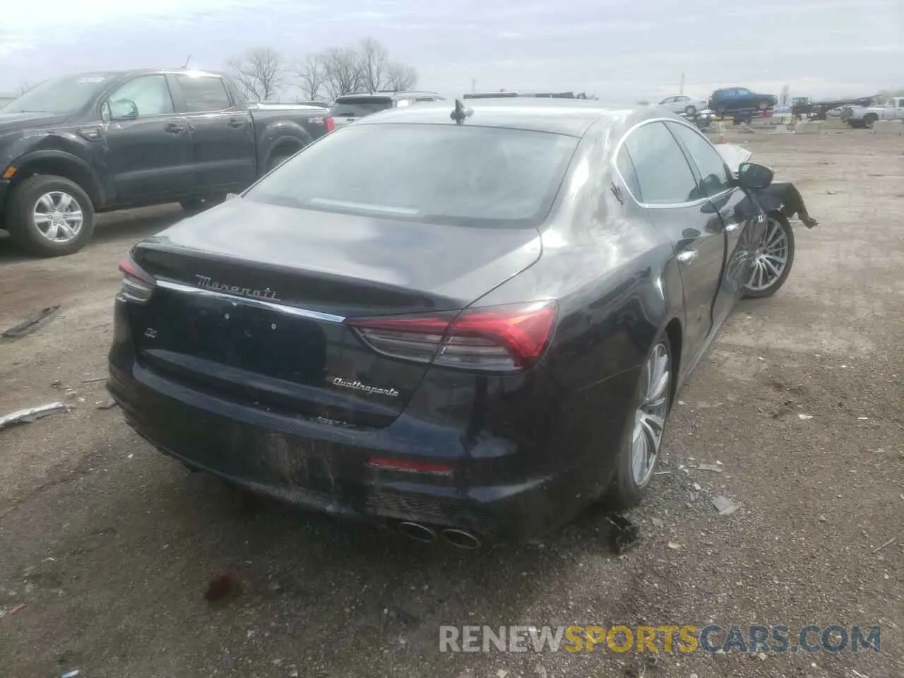 4 fotografías del automóvil dañado ZAM56YRM6N1388390 MASERATI QUATTROPOR 2022