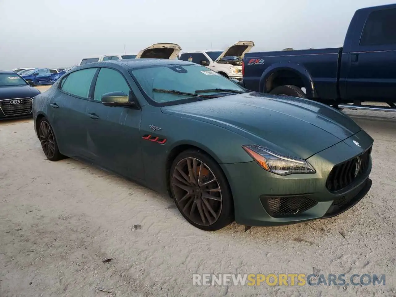 4 fotografías del automóvil dañado ZAM56ZPT4N1382393 MASERATI QUATTROPOR 2022