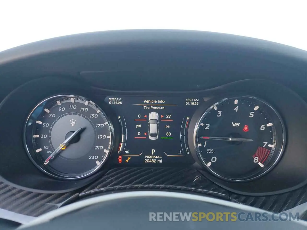9 fotografías del automóvil dañado ZAM56ZPT6NX393540 MASERATI QUATTROPOR 2022