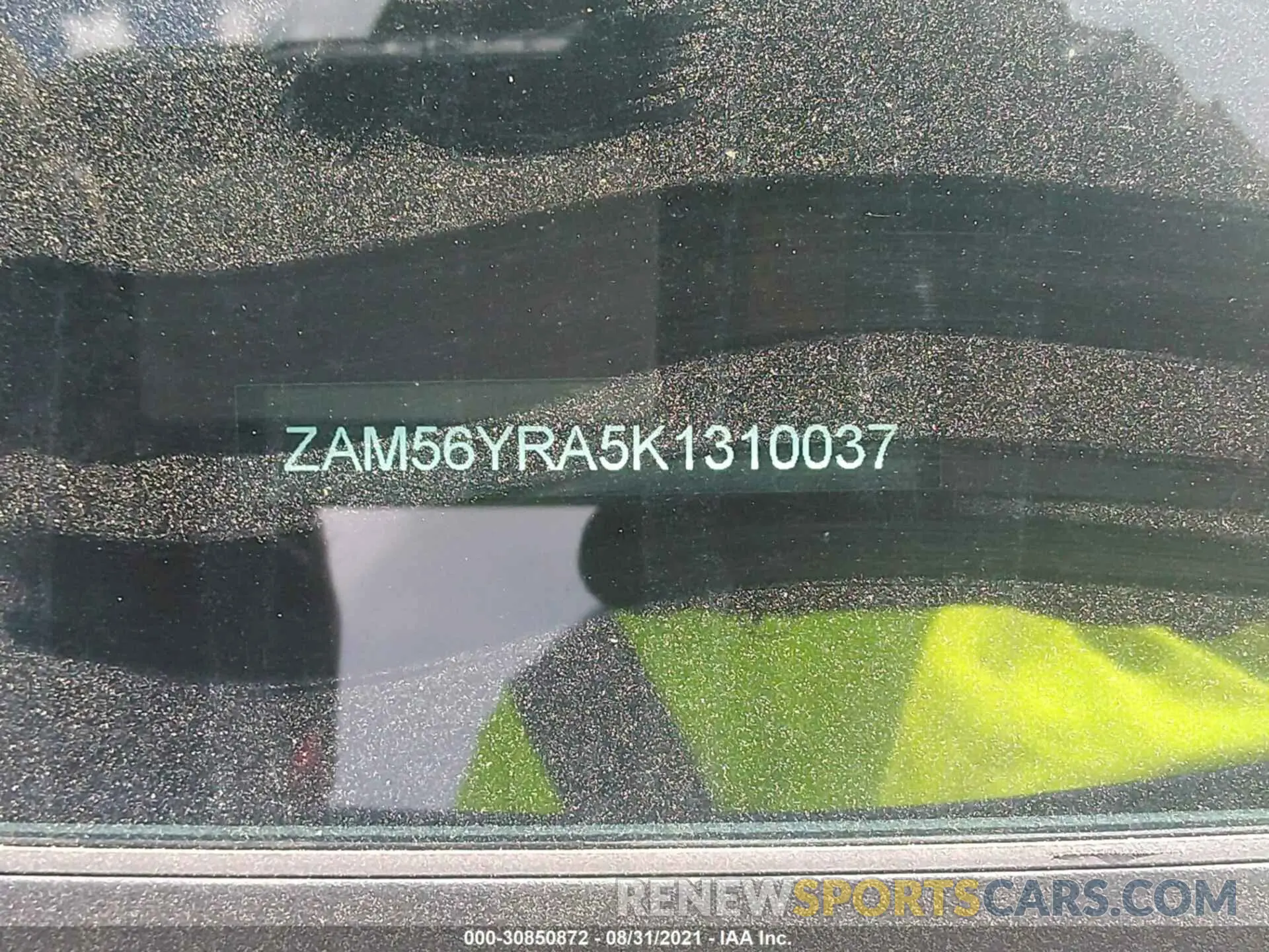 9 fotografías del automóvil dañado ZAM56YRA5K1310037 MASERATI QUATTROPORTE 2019