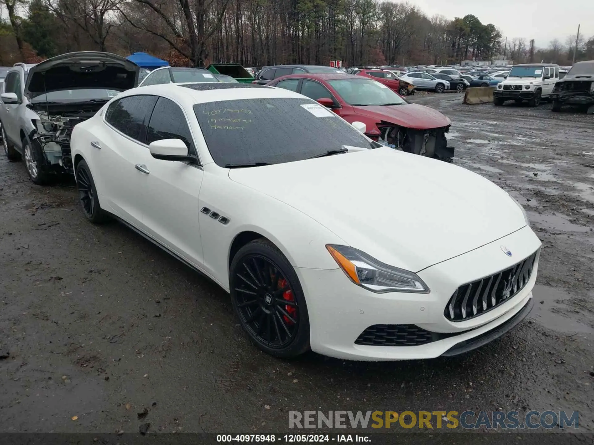 1 fotografías del automóvil dañado ZAM56YRA8K1314308 MASERATI QUATTROPORTE 2019