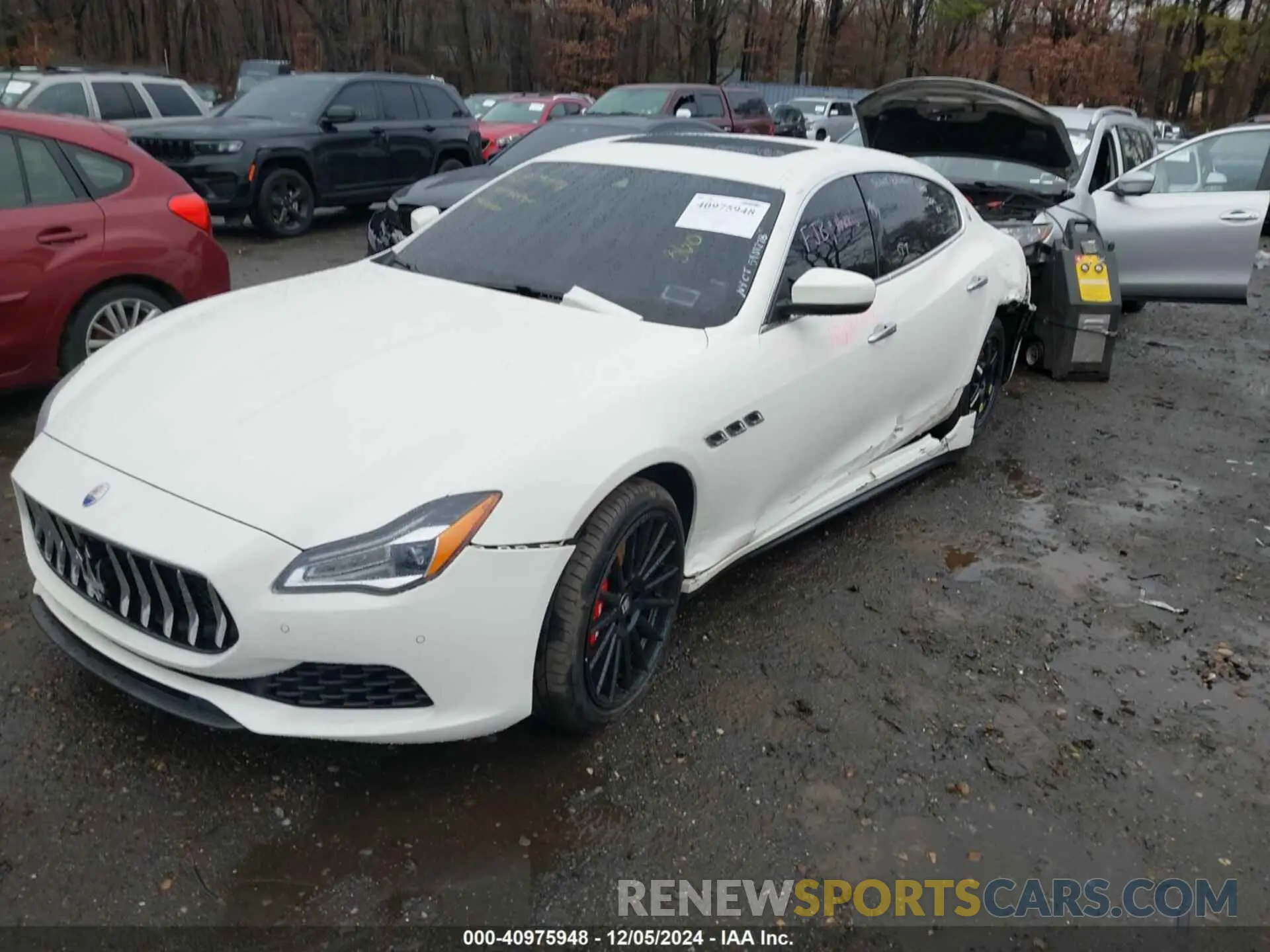 2 fotografías del automóvil dañado ZAM56YRA8K1314308 MASERATI QUATTROPORTE 2019