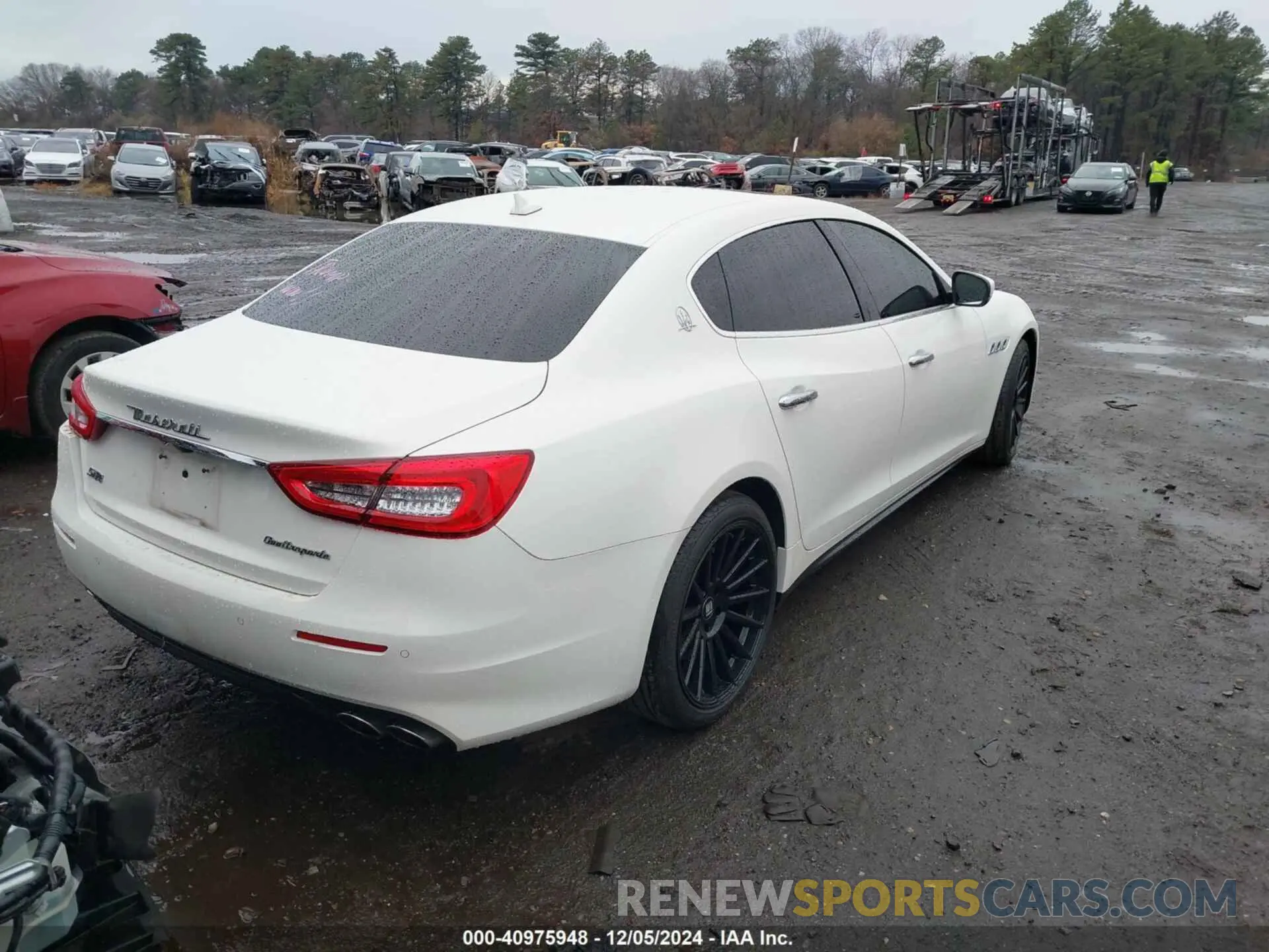 4 fotografías del automóvil dañado ZAM56YRA8K1314308 MASERATI QUATTROPORTE 2019