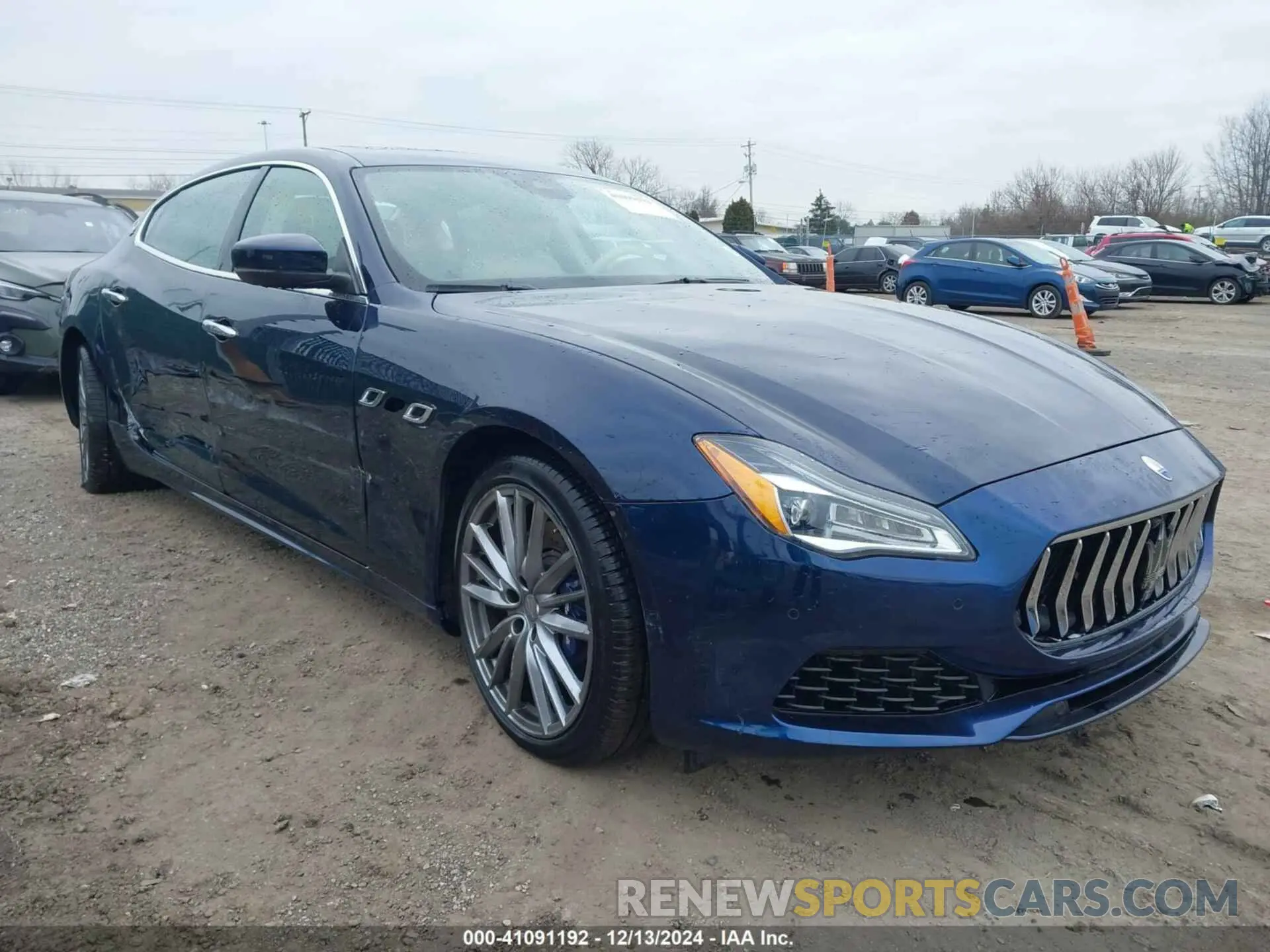 1 fotografías del automóvil dañado ZAM56YRL8K1323981 MASERATI QUATTROPORTE 2019