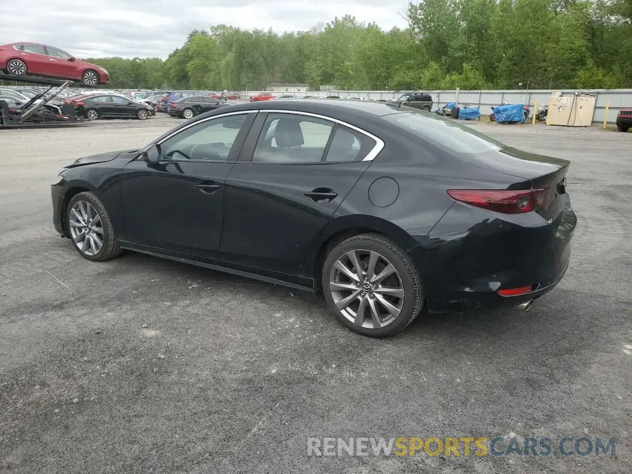 2 fotografías del automóvil dañado 3MZBPADL3KM106423 MAZDA 3 2019
