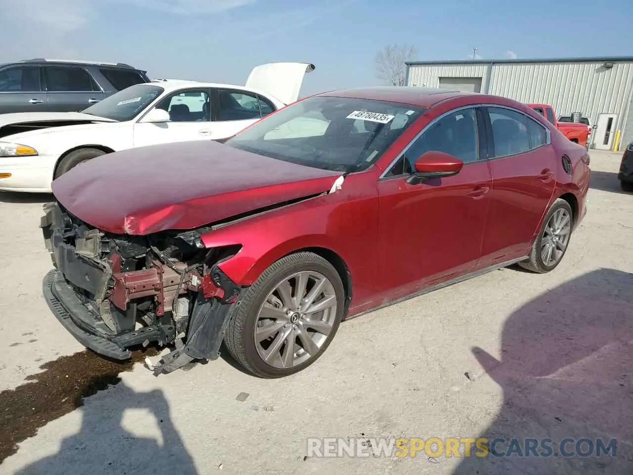 1 fotografías del automóvil dañado 3MZBPAEM6KM103443 MAZDA 3 2019
