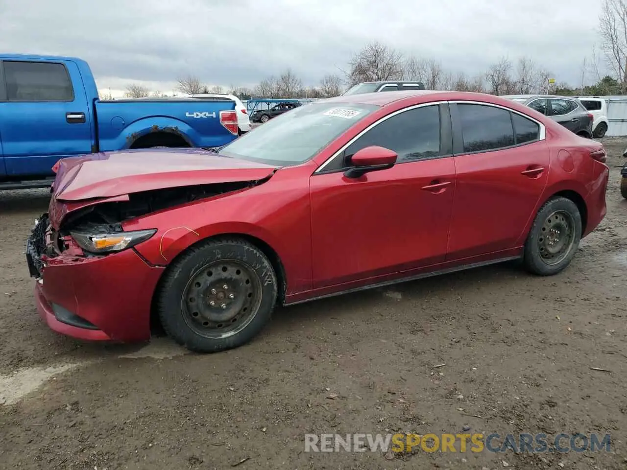 1 fotografías del automóvil dañado JM1BPACL3K1124910 MAZDA 3 2019