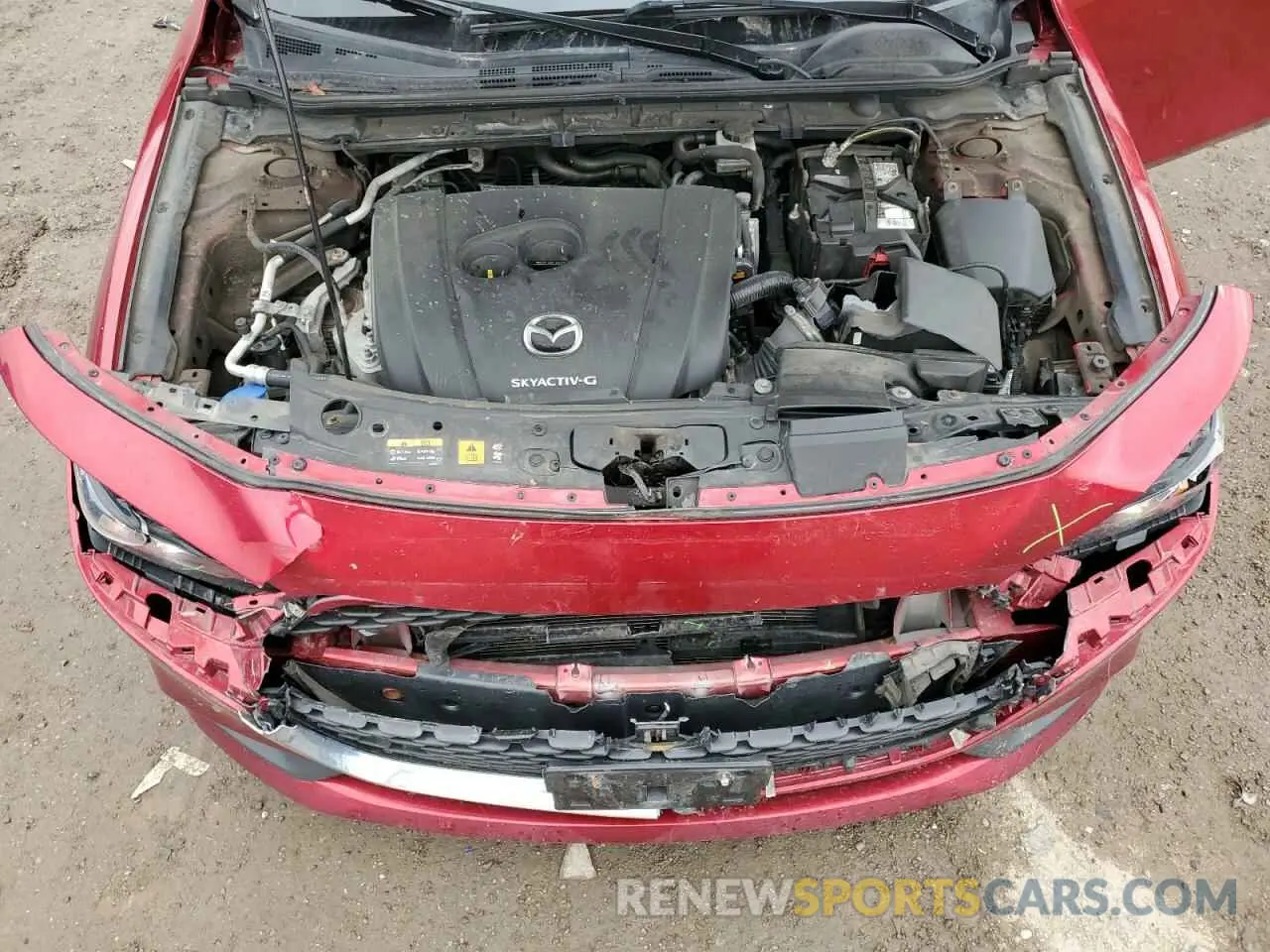 11 fotografías del automóvil dañado JM1BPACL3K1124910 MAZDA 3 2019