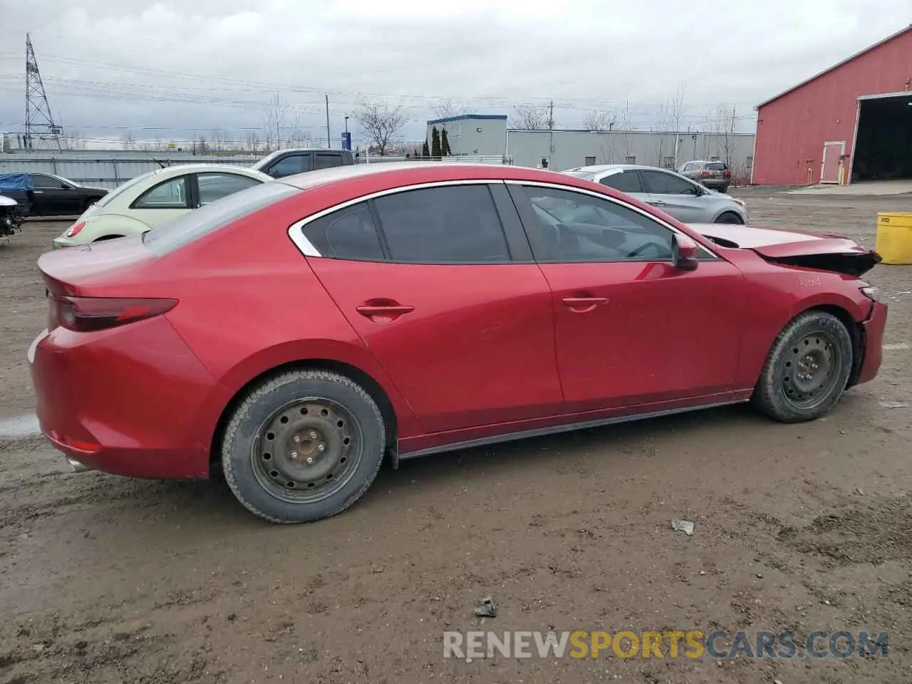 3 fotografías del automóvil dañado JM1BPACL3K1124910 MAZDA 3 2019