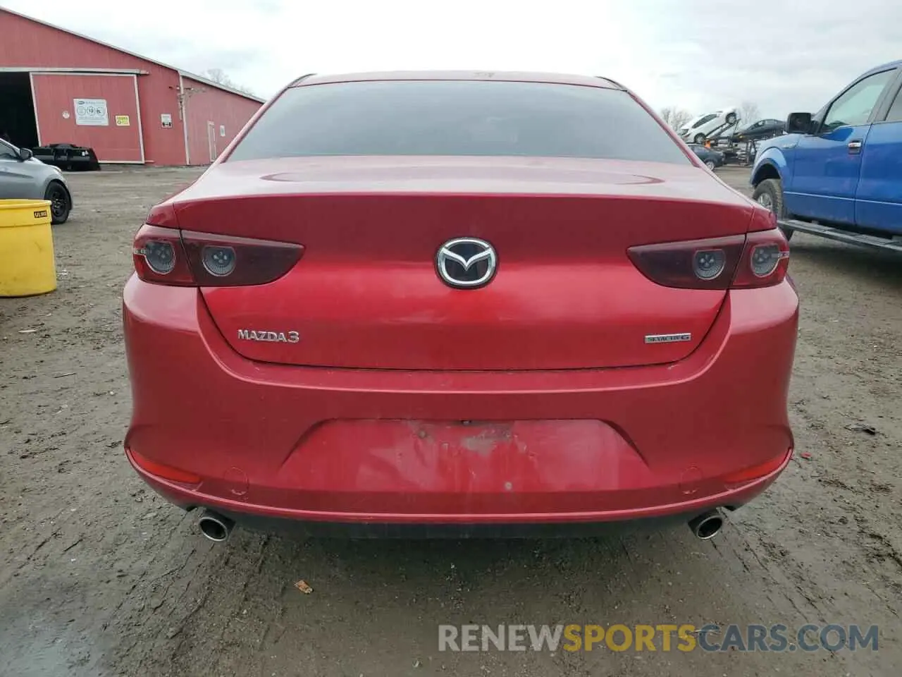 6 fotografías del automóvil dañado JM1BPACL3K1124910 MAZDA 3 2019