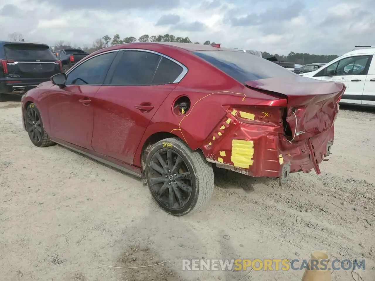 2 fotografías del automóvil dañado JM1BPADL4K1117902 MAZDA 3 2019