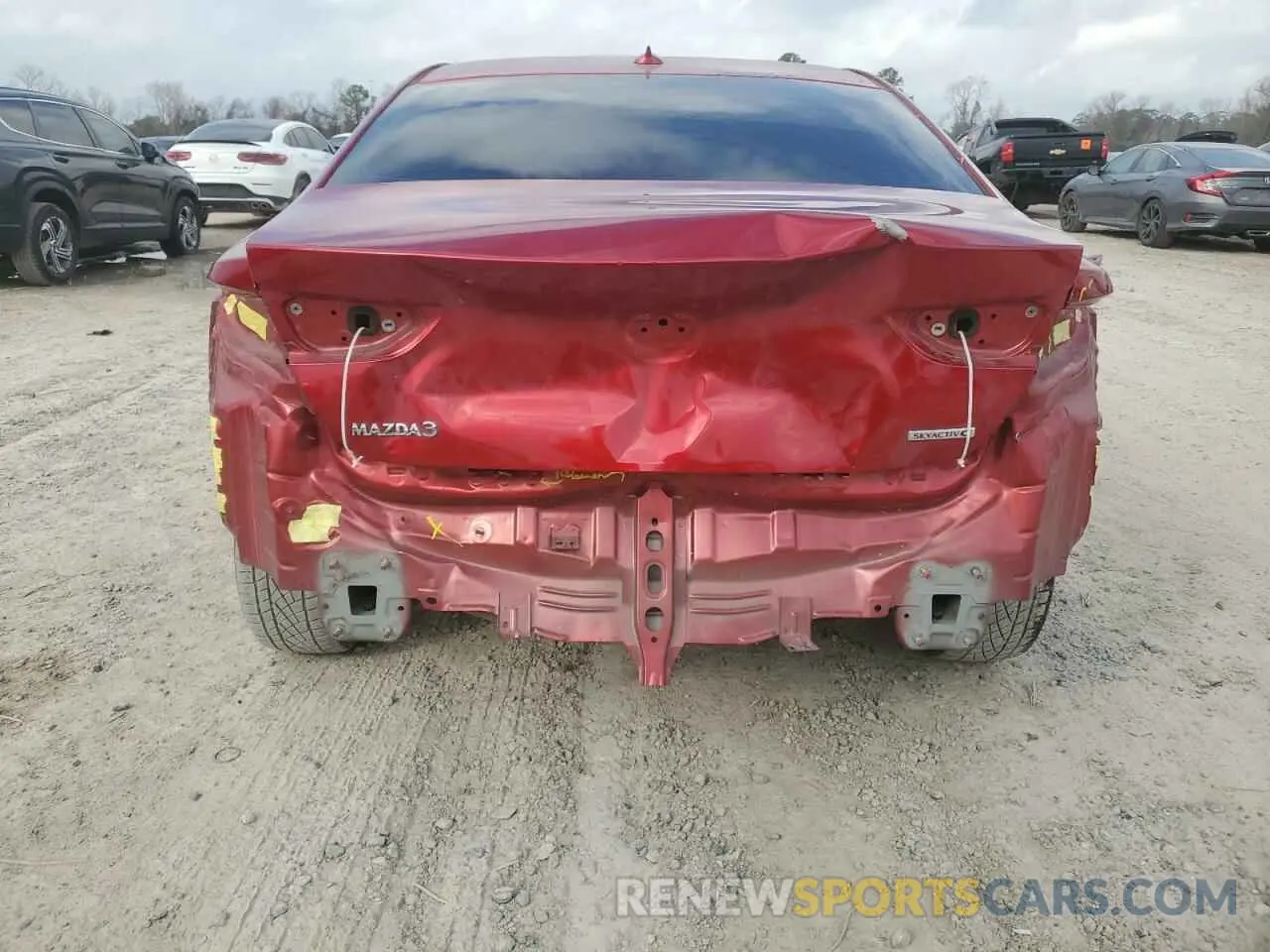 6 fotografías del automóvil dañado JM1BPADL4K1117902 MAZDA 3 2019