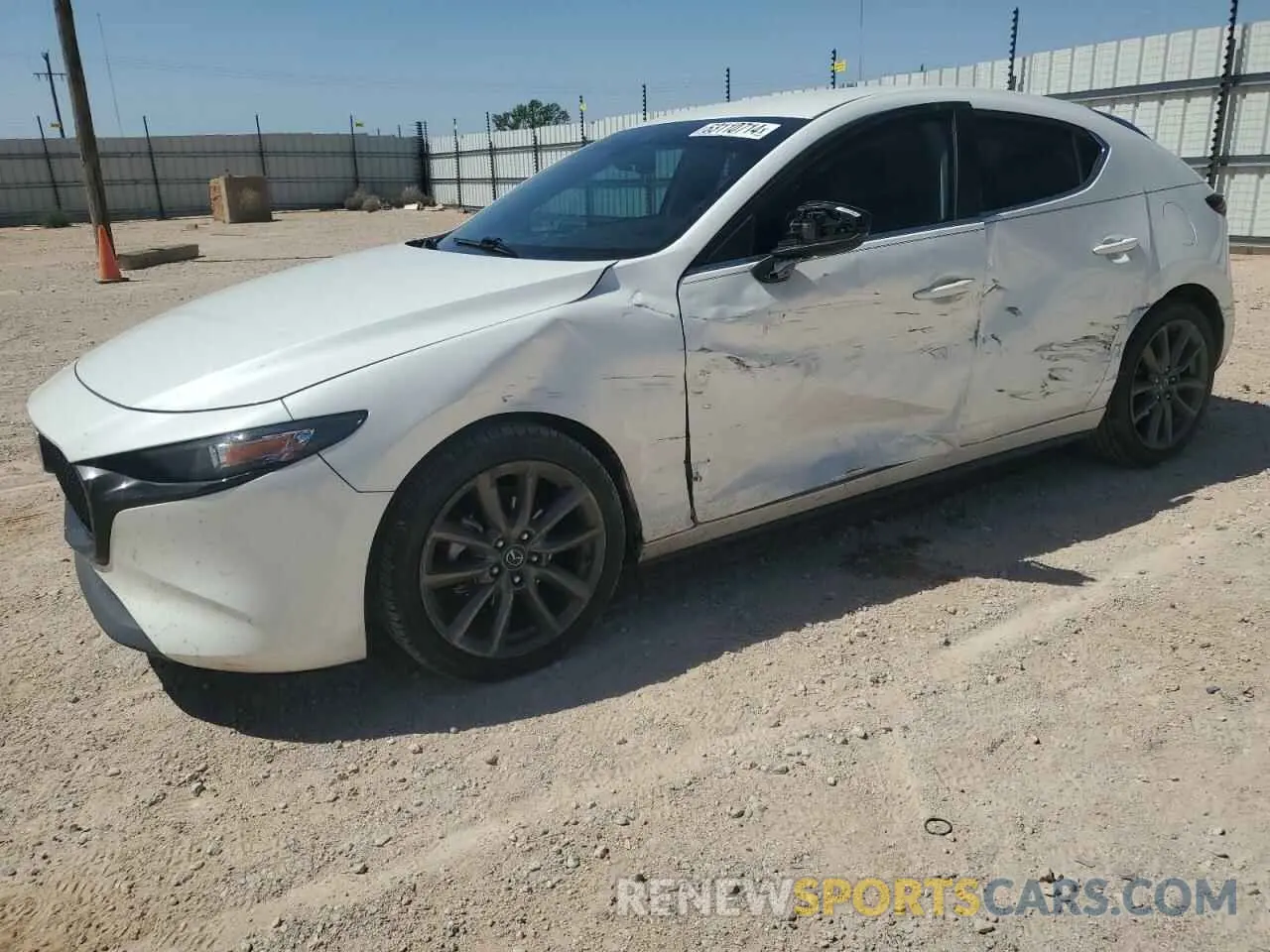 1 fotografías del automóvil dañado JM1BPAJM1K1132824 MAZDA 3 2019