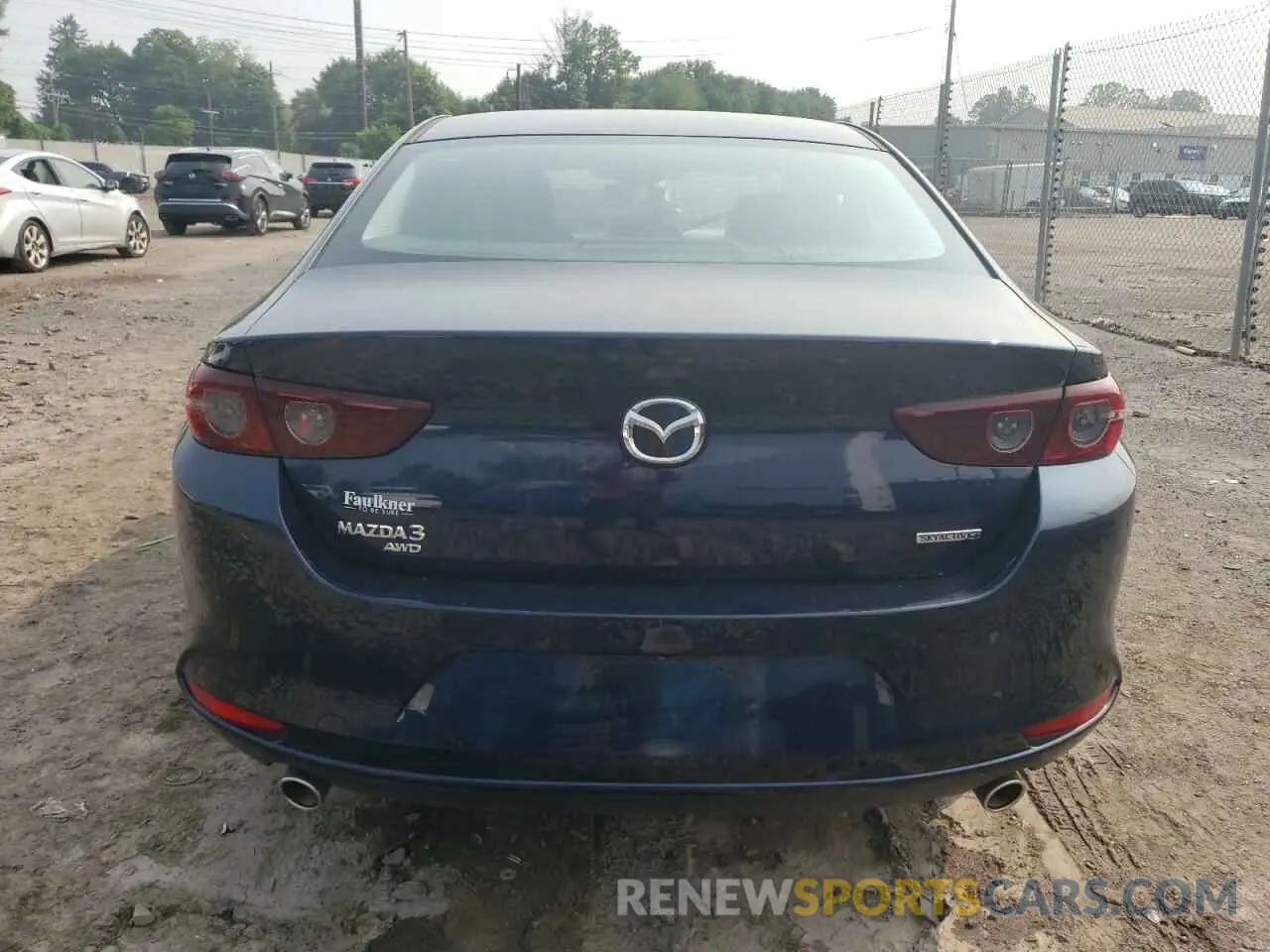 6 fotografías del automóvil dañado JM1BPBAM1K1136359 MAZDA 3 2019