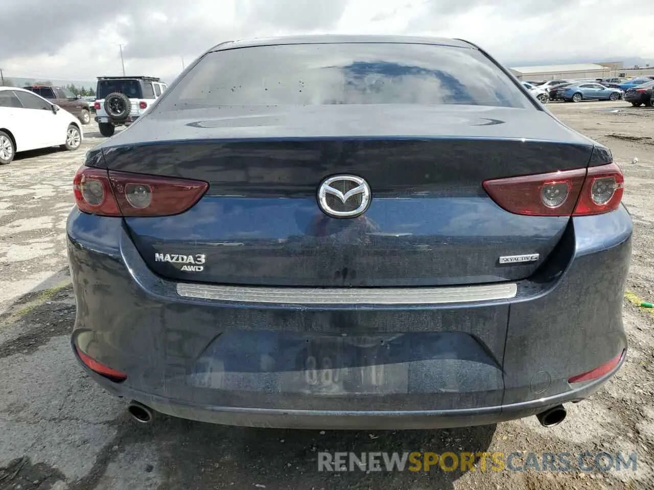 6 fotografías del automóvil dañado JM1BPBAM9K1118238 MAZDA 3 2019