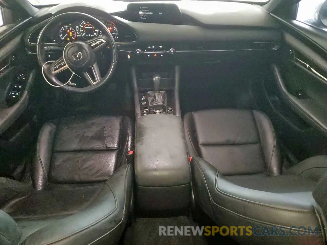 8 fotografías del automóvil dañado JM1BPBJM2K1136404 MAZDA 3 2019