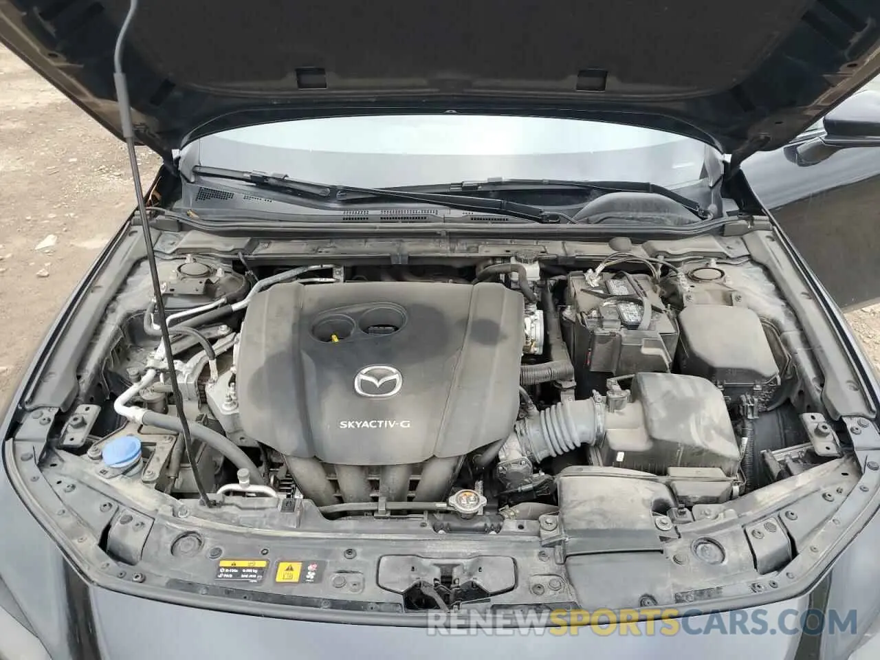 12 fotografías del automóvil dañado JM1BPBMM4K1142894 MAZDA 3 2019