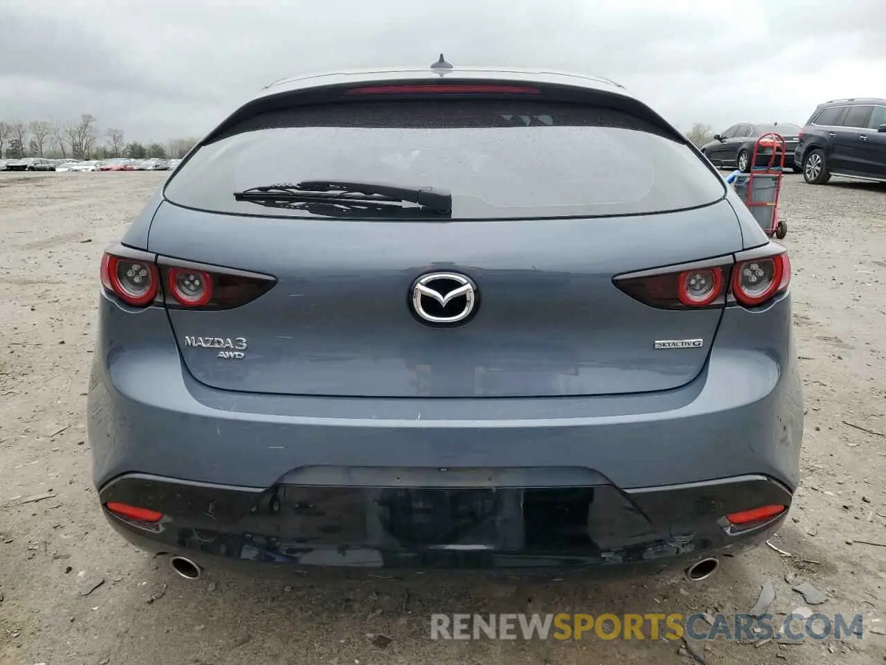 6 fotografías del automóvil dañado JM1BPBNM0K1135603 MAZDA 3 2019