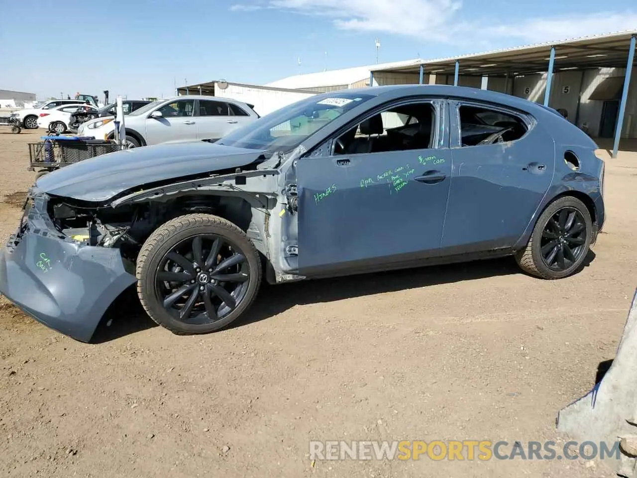 1 fotografías del automóvil dañado JM1BPBNM7K1124047 MAZDA 3 2019