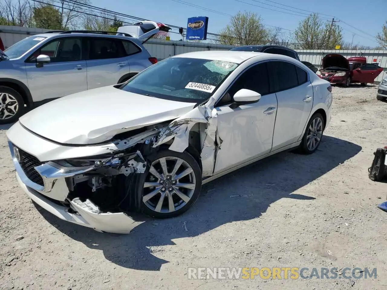 1 fotografías del automóvil dañado 3MZBPACL1LM132652 MAZDA 3 2020